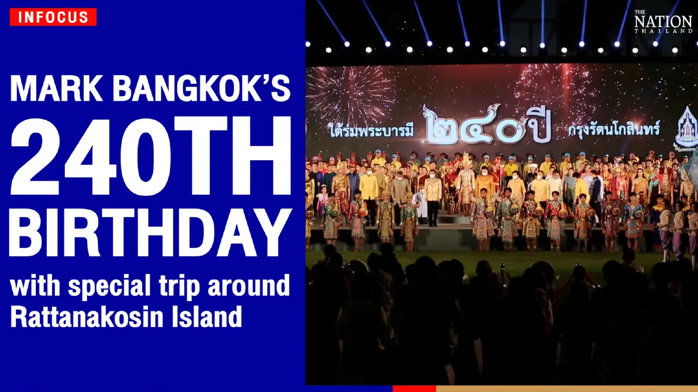Mark Bangkok’s 240th birthday with special trip around Rattanakosin Island