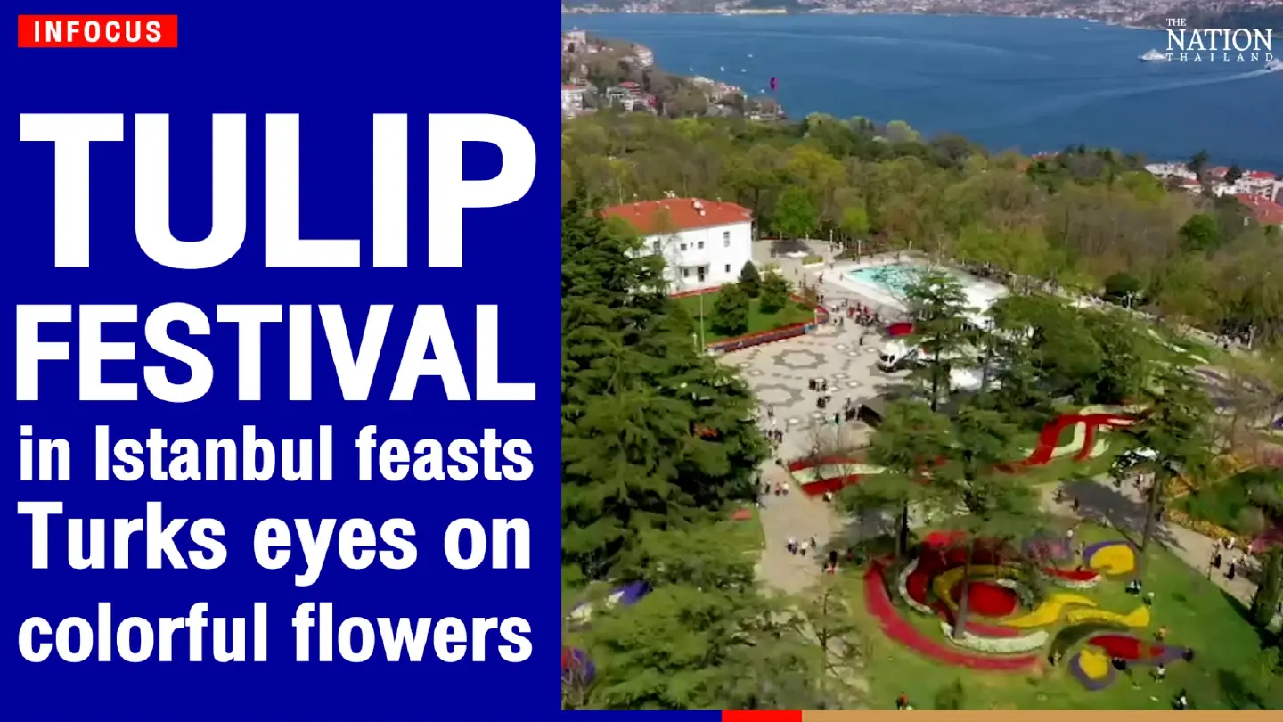 Tulip Festival in Istanbul feasts Turks' eyes on colorful flowers