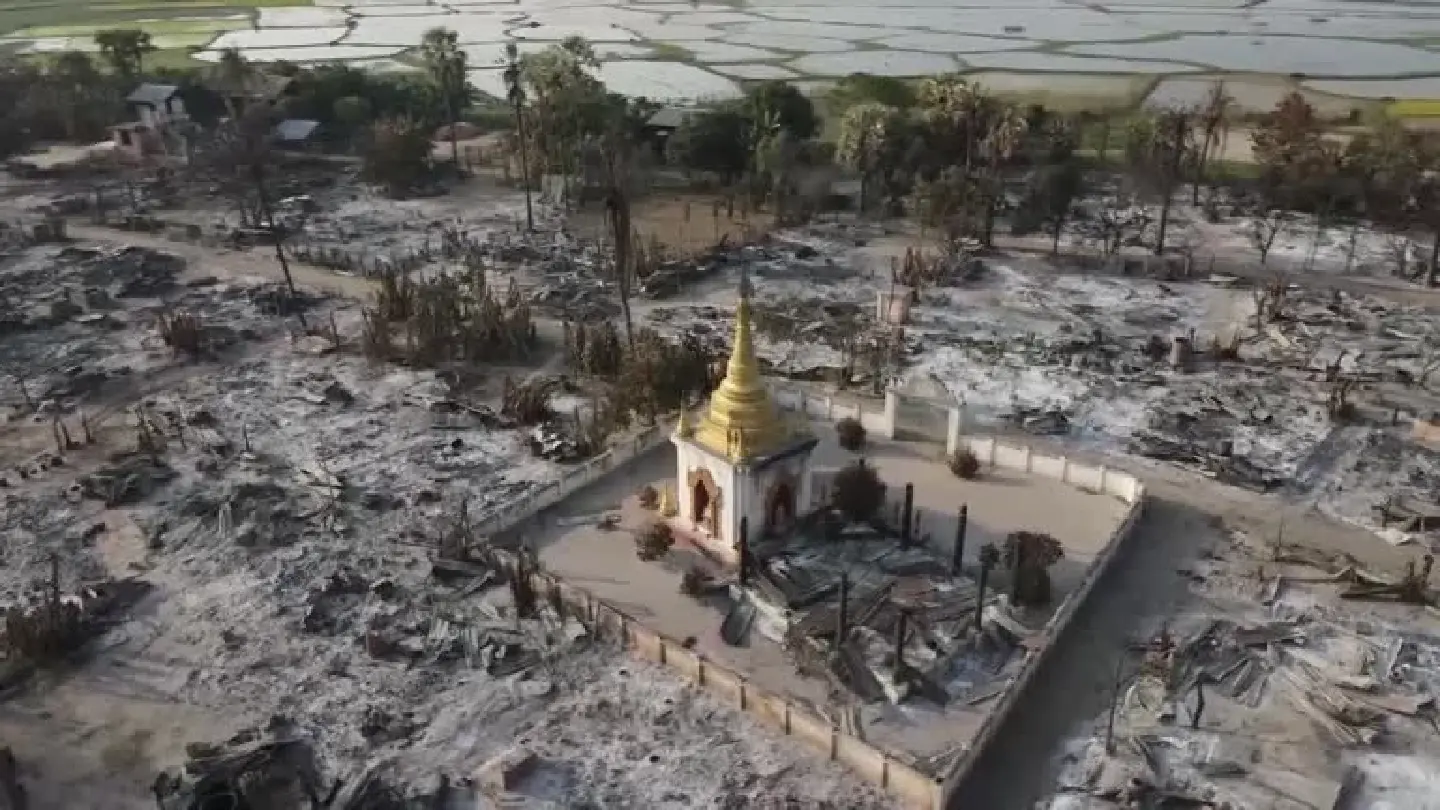 Troops burn villages in Myanmar heartland, seek to crush resistance Troops burn villages in Myanmar heartland, seek to crush resistance