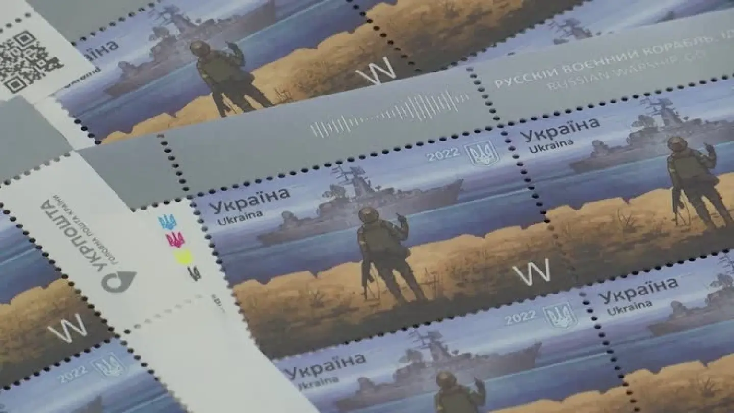 Sales soar for Ukrainian stamp depicting standoff with Russian warship Sales soar for Ukrainian stamp depicting standoff with Russian warship