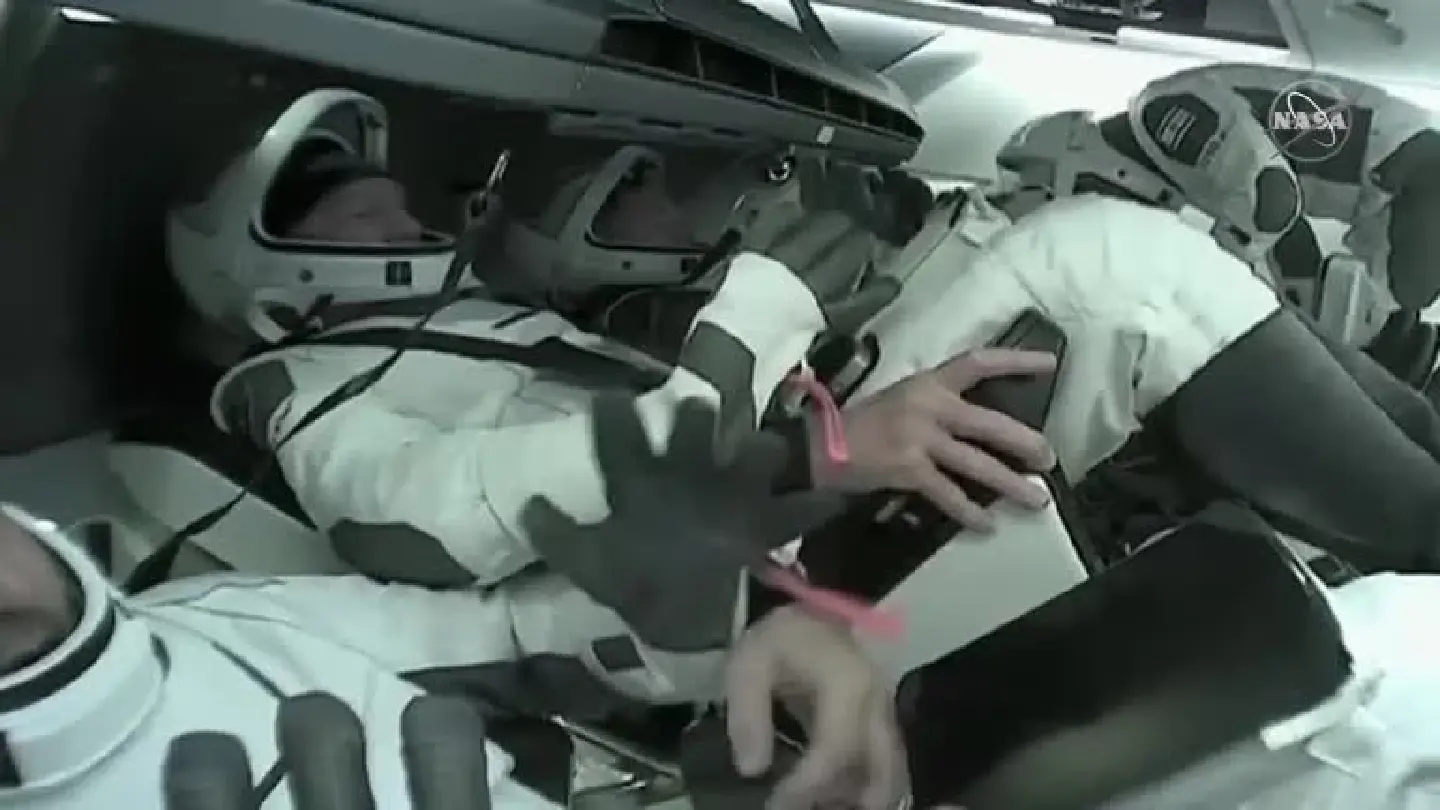 First all-private astronaut team aboard space station undocks for flight home