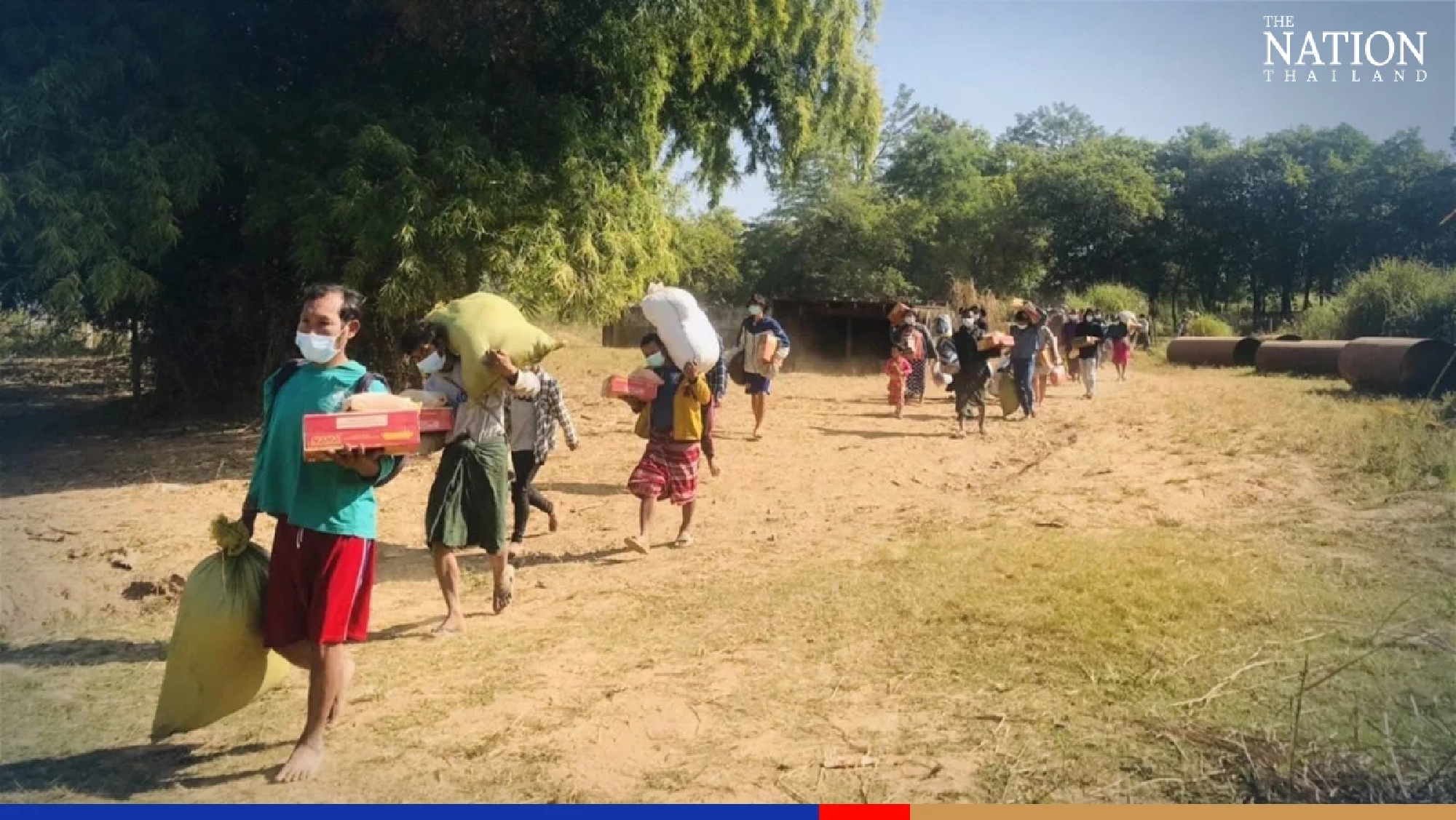 More than 1,700 Myanmar people take shelter in Tak as fighting intensifies
