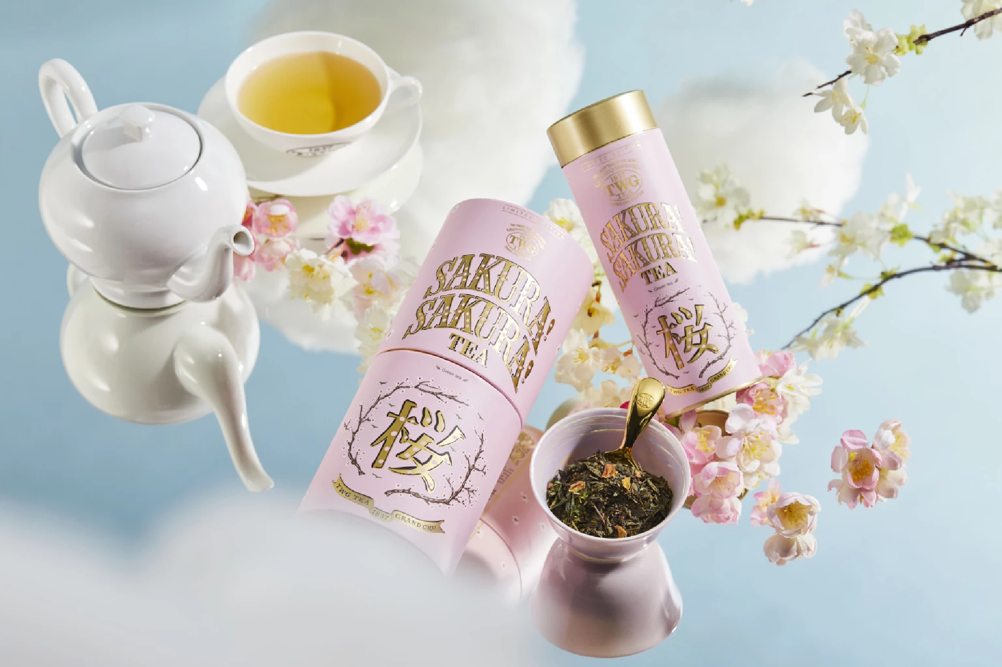 Welcome spring with TWG’s special sakura, cherry blossom blends