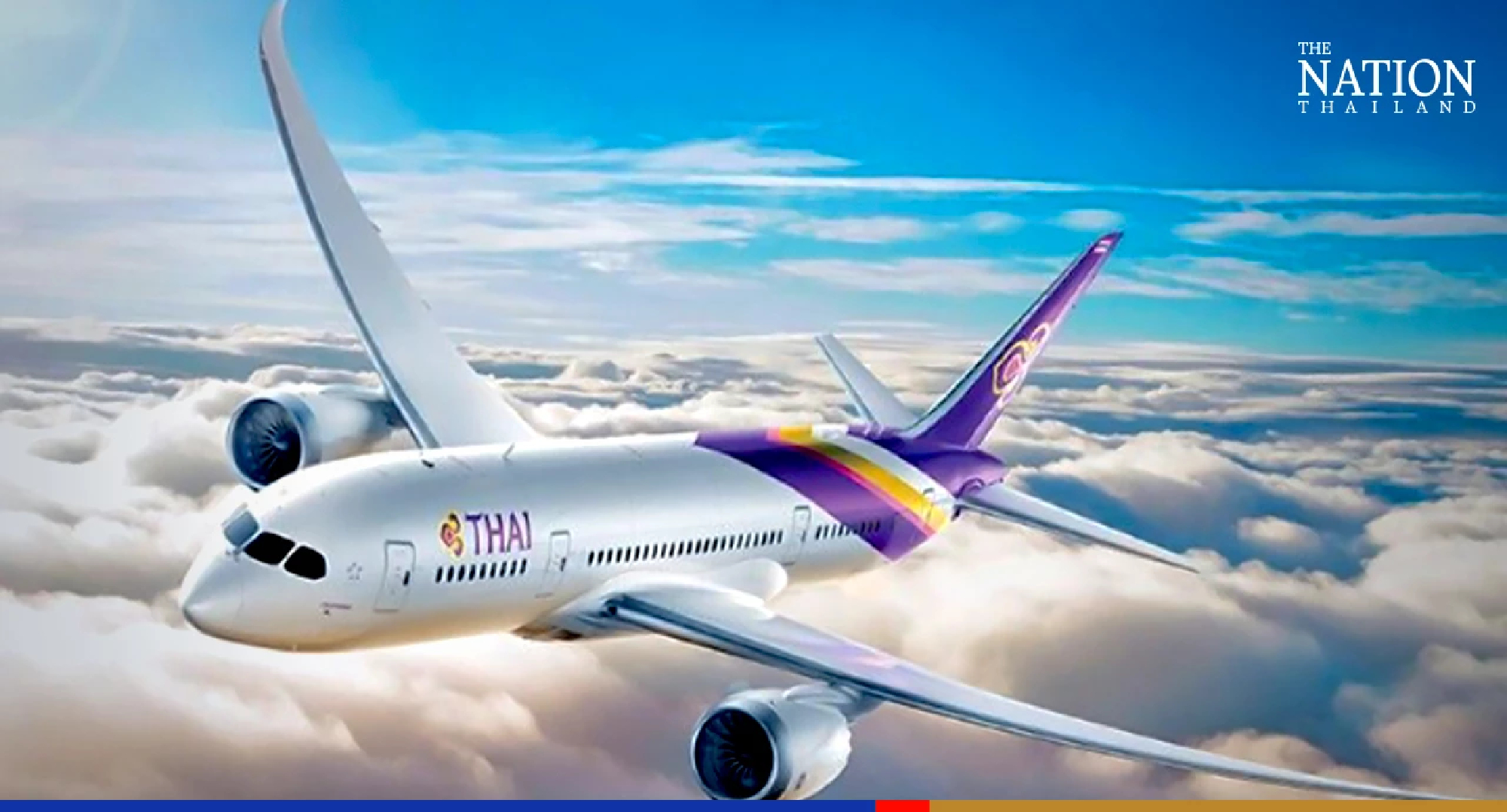 Thai Airways Boeing 787-8 suffers burst tyre on landing in India