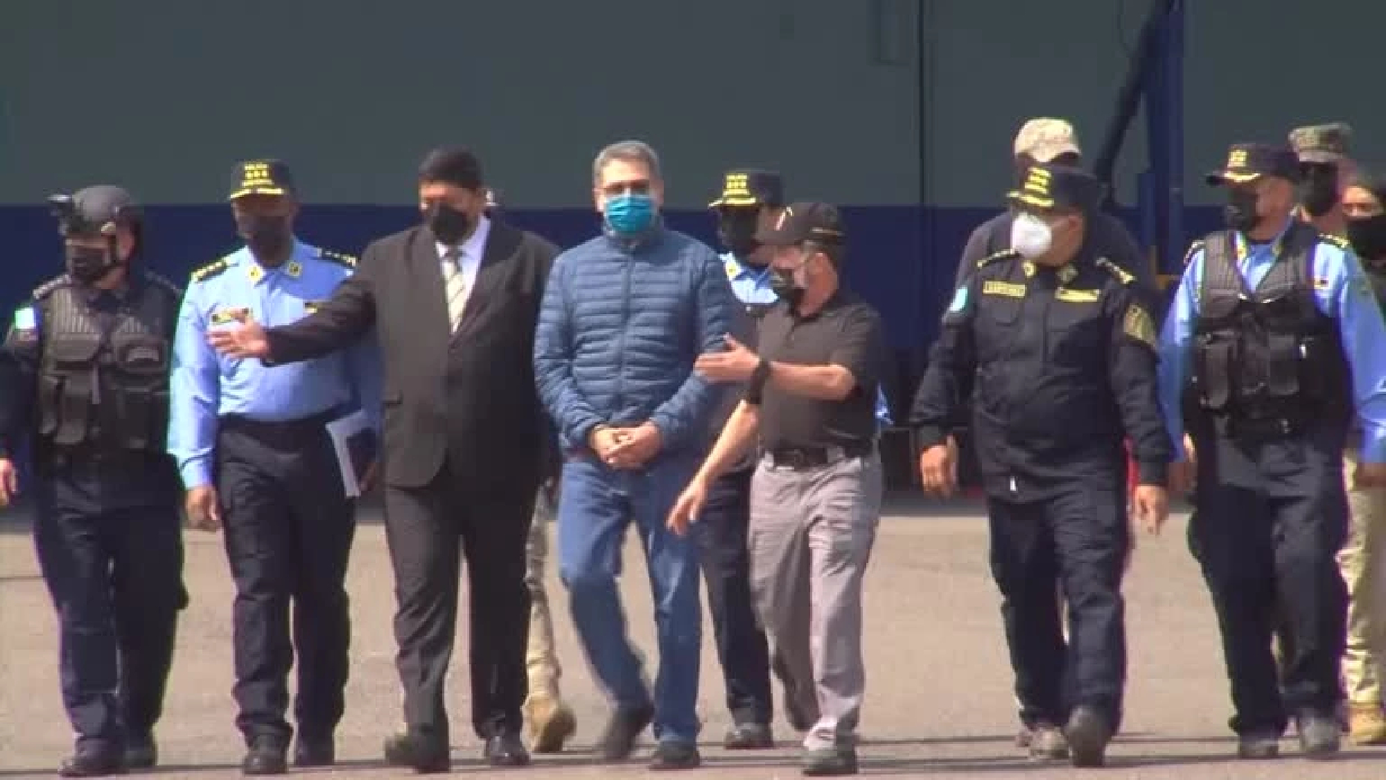 U.S. charges ex-Honduras president Hernandez with drugs, weapons crimes