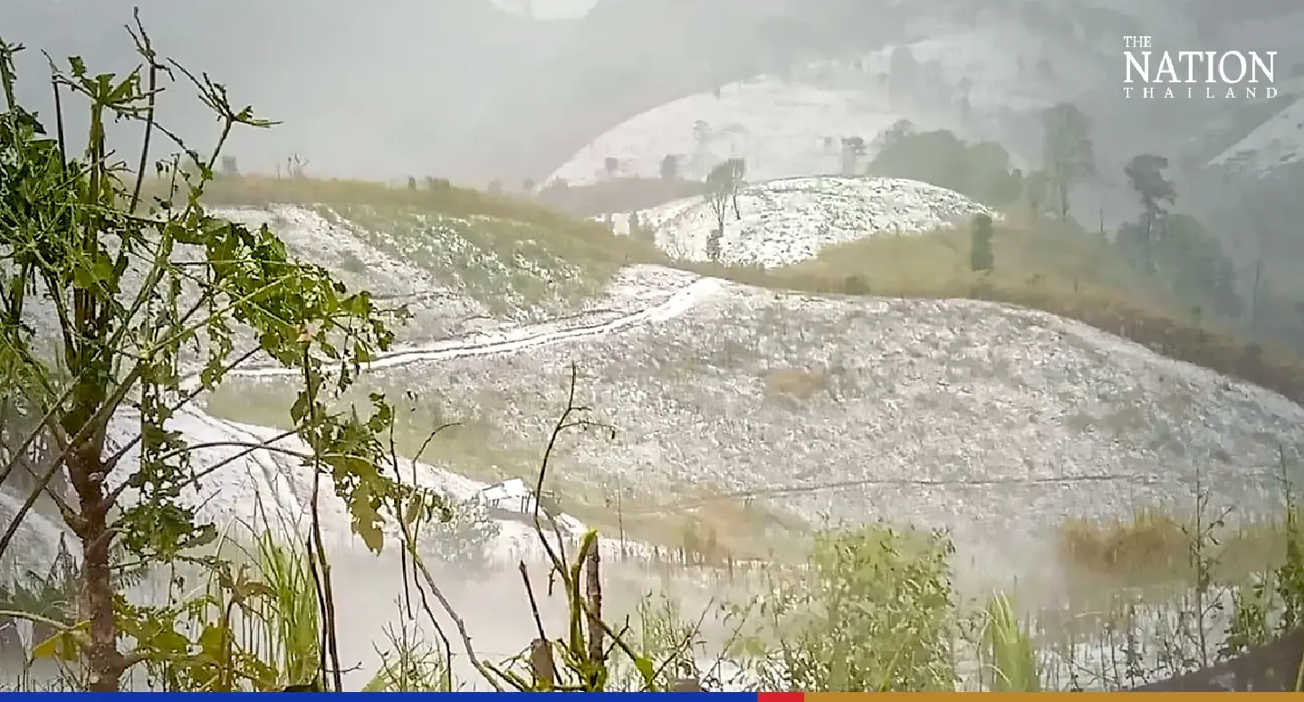Pai sparkles in aftermath of fierce hailstorm Pai sparkles in aftermath of fierce hailstorm