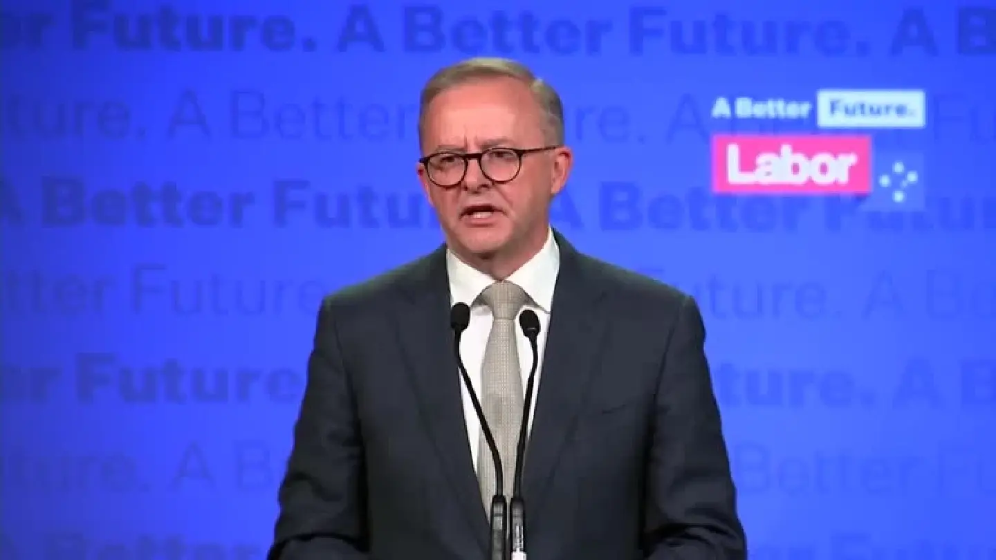 Labor Leader Anthony Albanese claims victory in Australian election