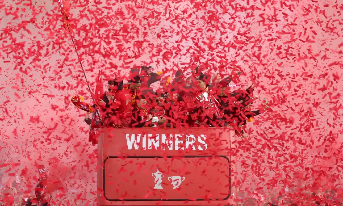 Liverpool celebrate with bus parade Liverpool celebrate with bus parade