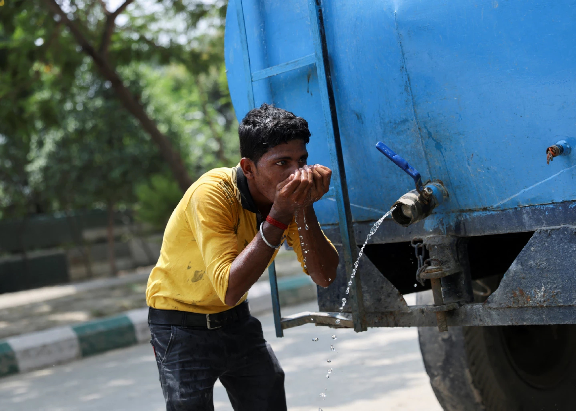 A day in the life of a construction worker amid India's heatwave
