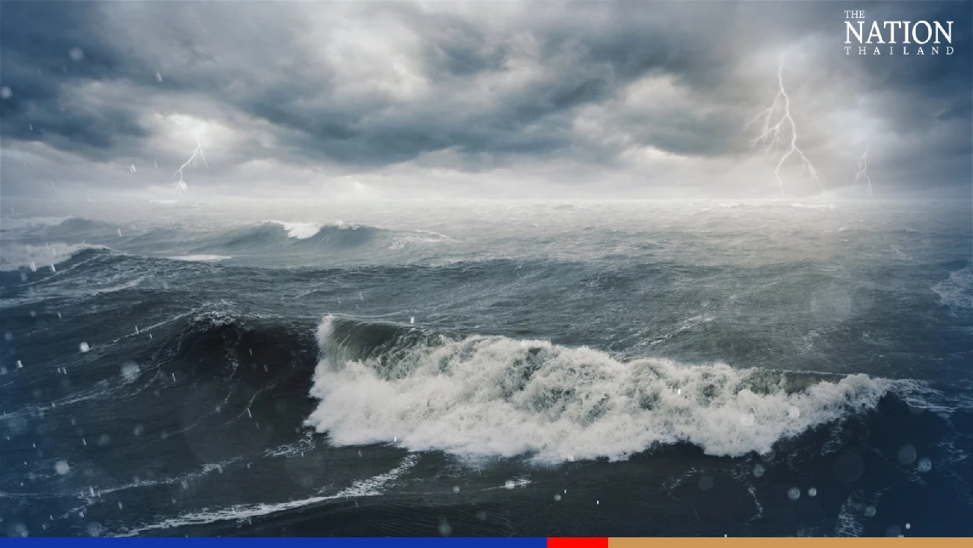 Southwest monsoon hits South of Thailand with strong winds, high waves