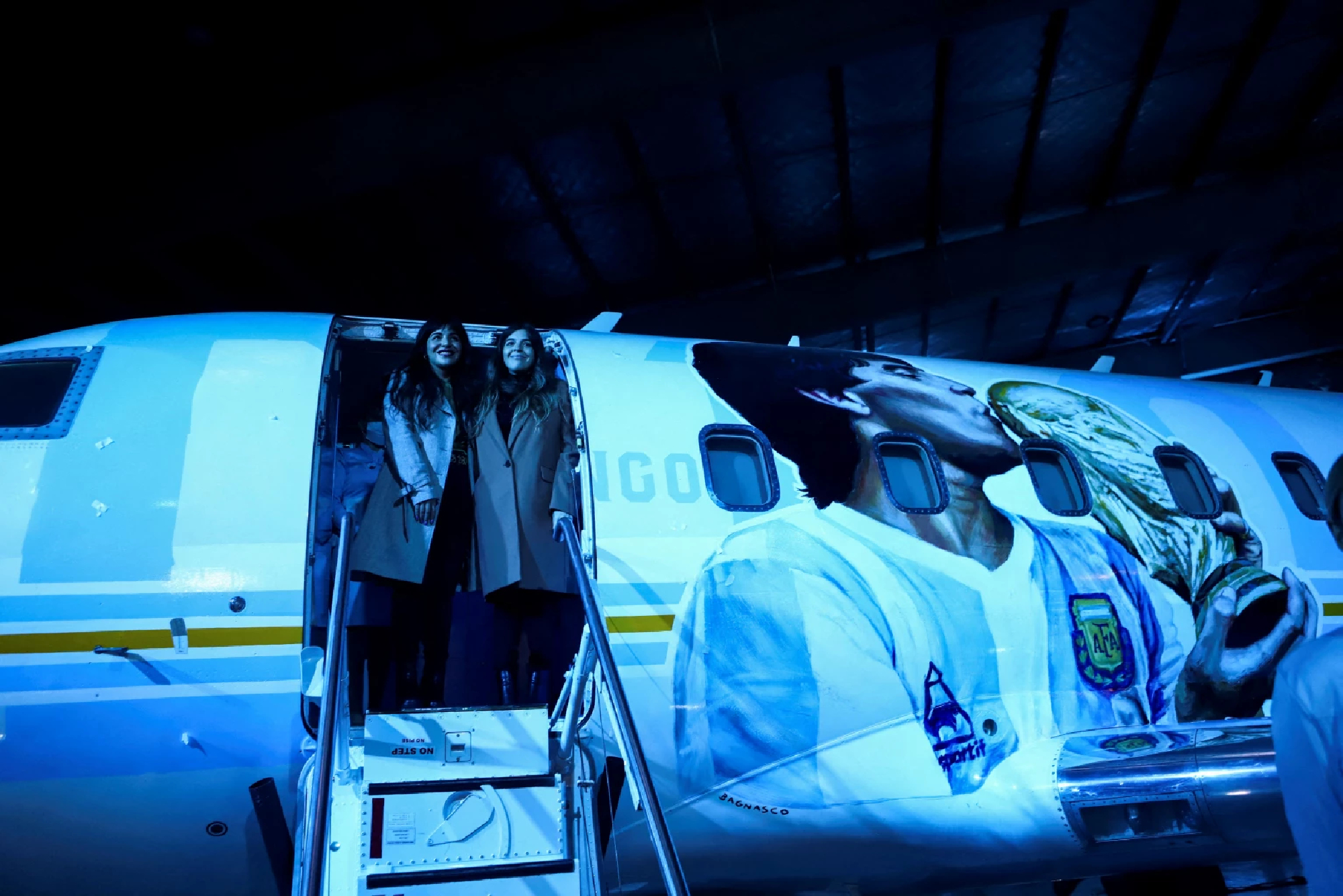 Maradona tribute plane unveiled in Argentina