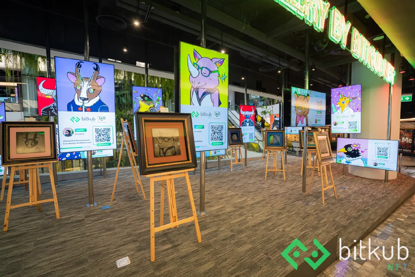 "FOMO NO MORE" art auction by Bitkub NFT raises THB11.8 million