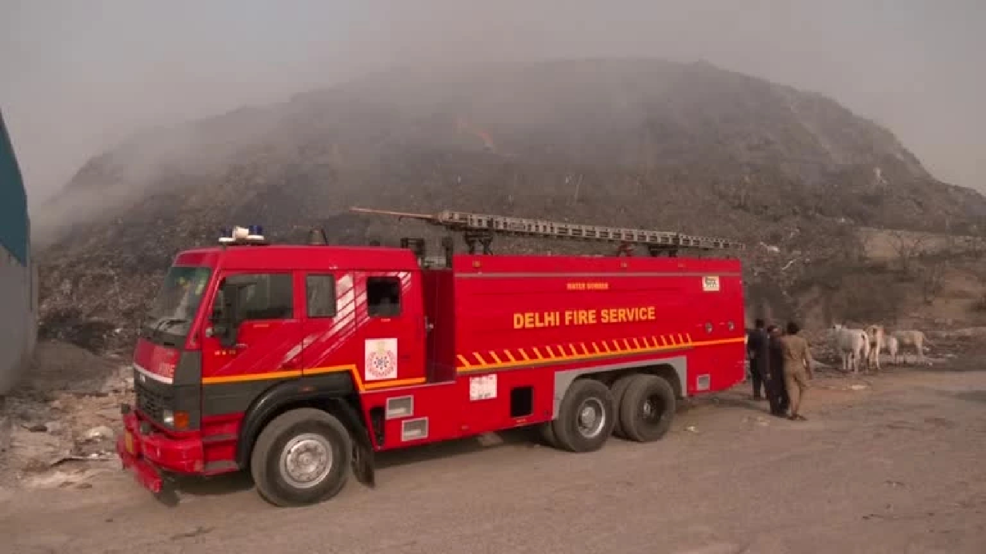 Residents demand action as Delhi landfill fire burns for seventh day