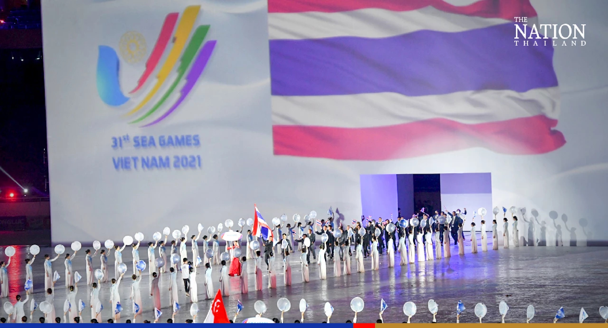 SEA Games launches in a sea of pink as Hanoi heavens open