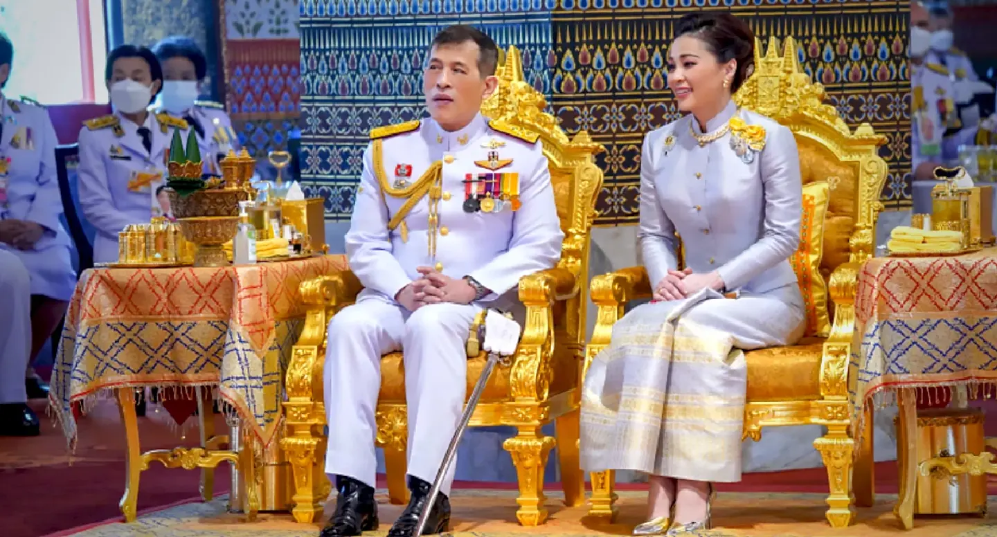 Their Majesties make merit on Coronation Day