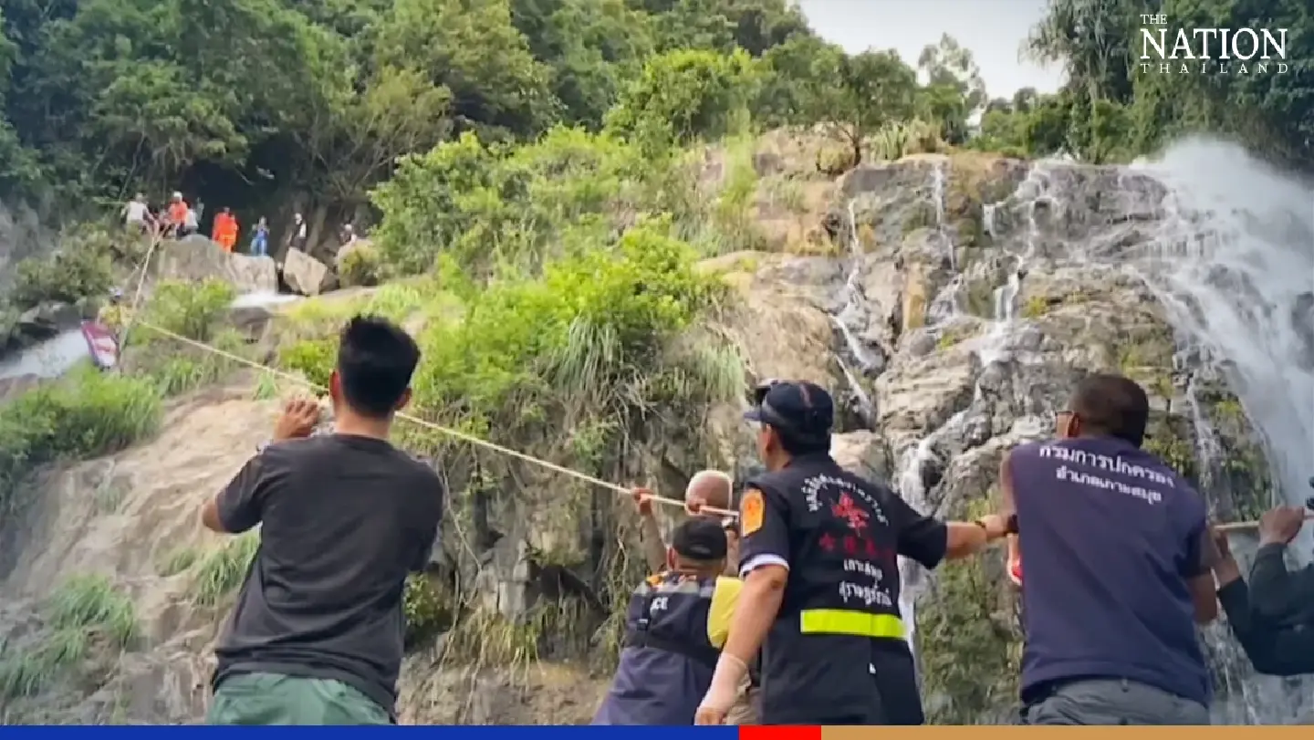 Romanian tourist was swimming at Samui waterfall before death plunge