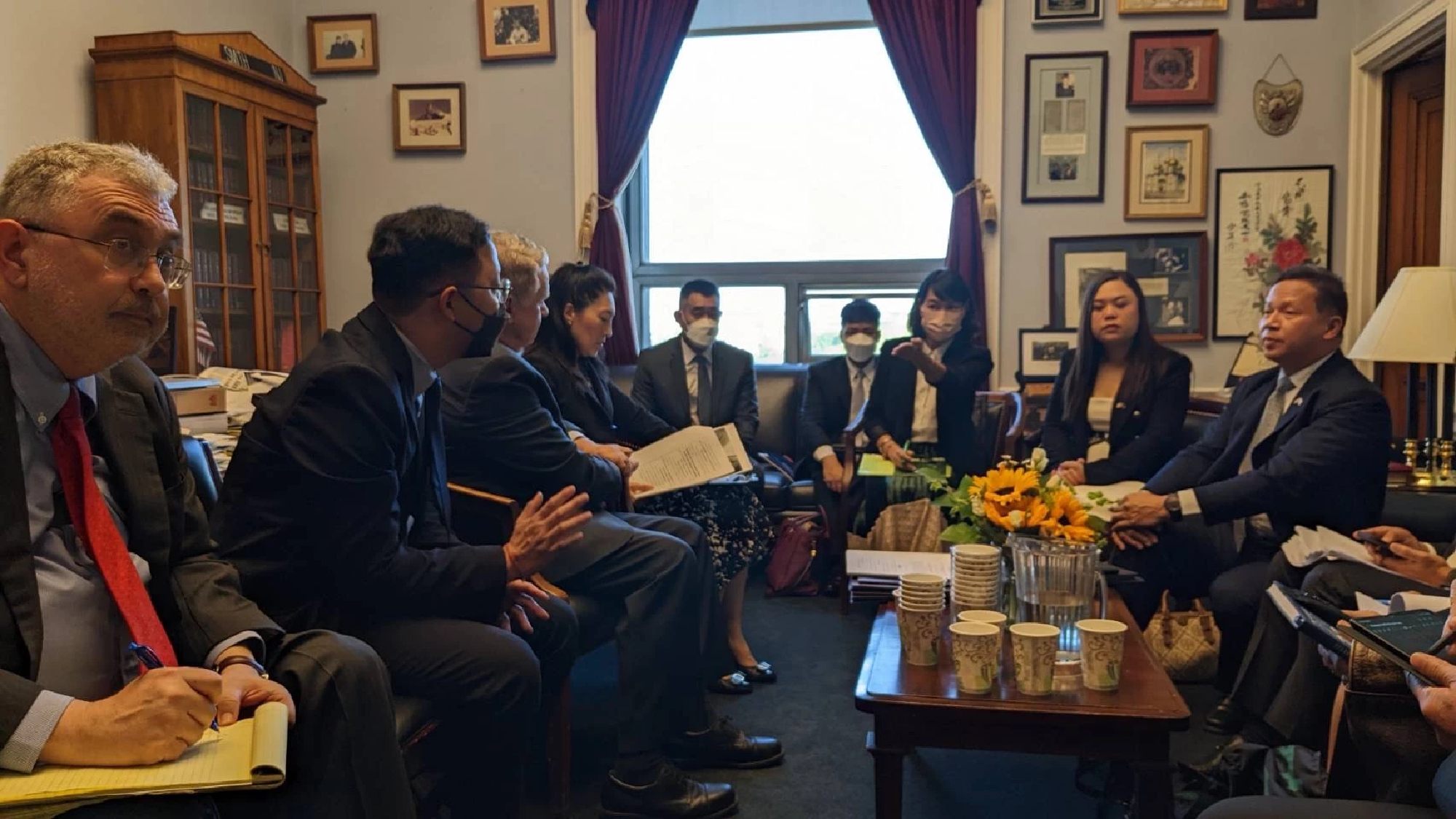 Department of American and South Pacific Affairs leads a Thai delegation to the US to strengthen anti-human trafficking and forced labour cooperation
