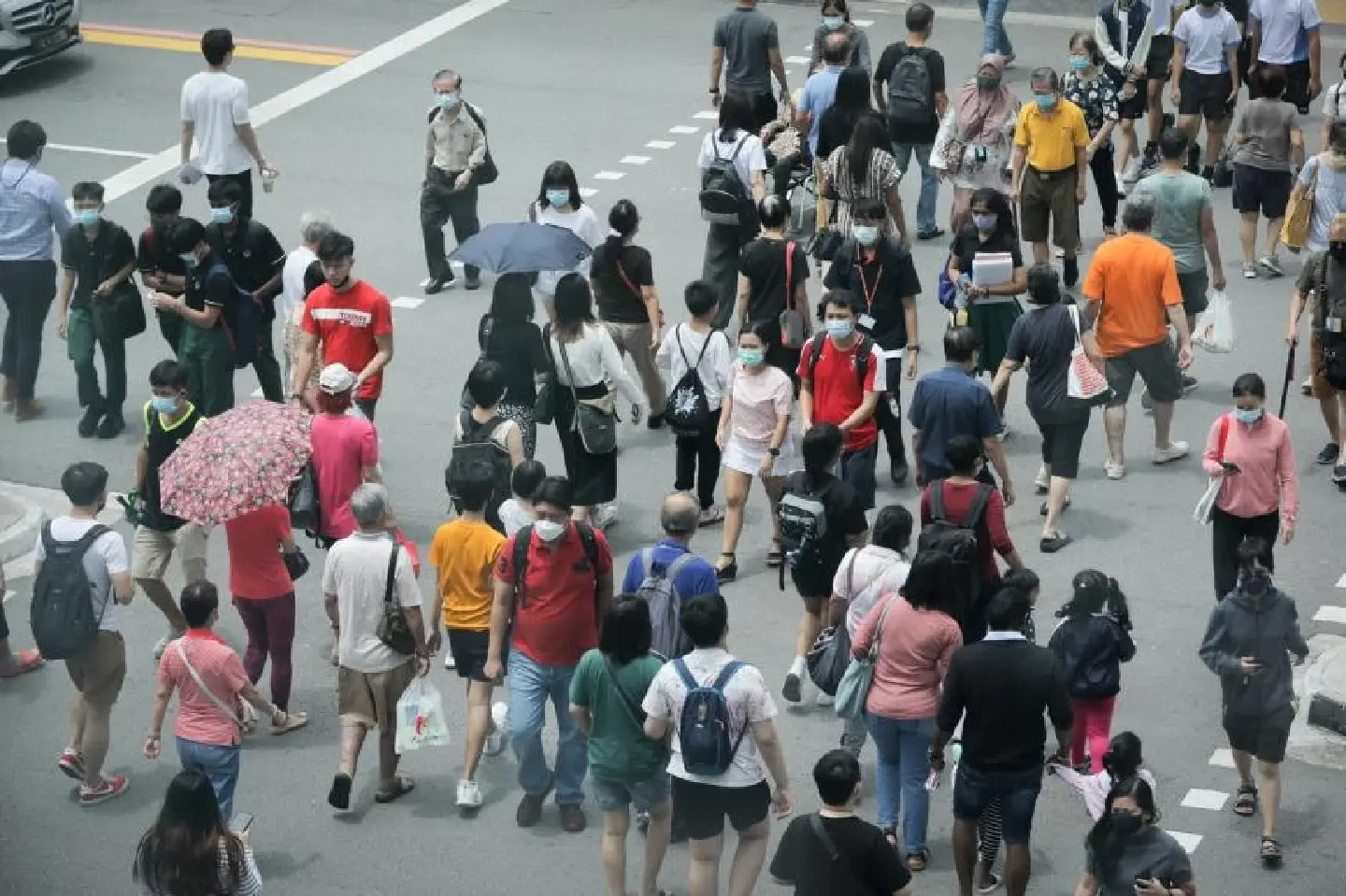 Singapore's Covid-19 infection growth rate inches down to 1.48 Singapore's Covid-19 infection growth rate inches down to 1.48