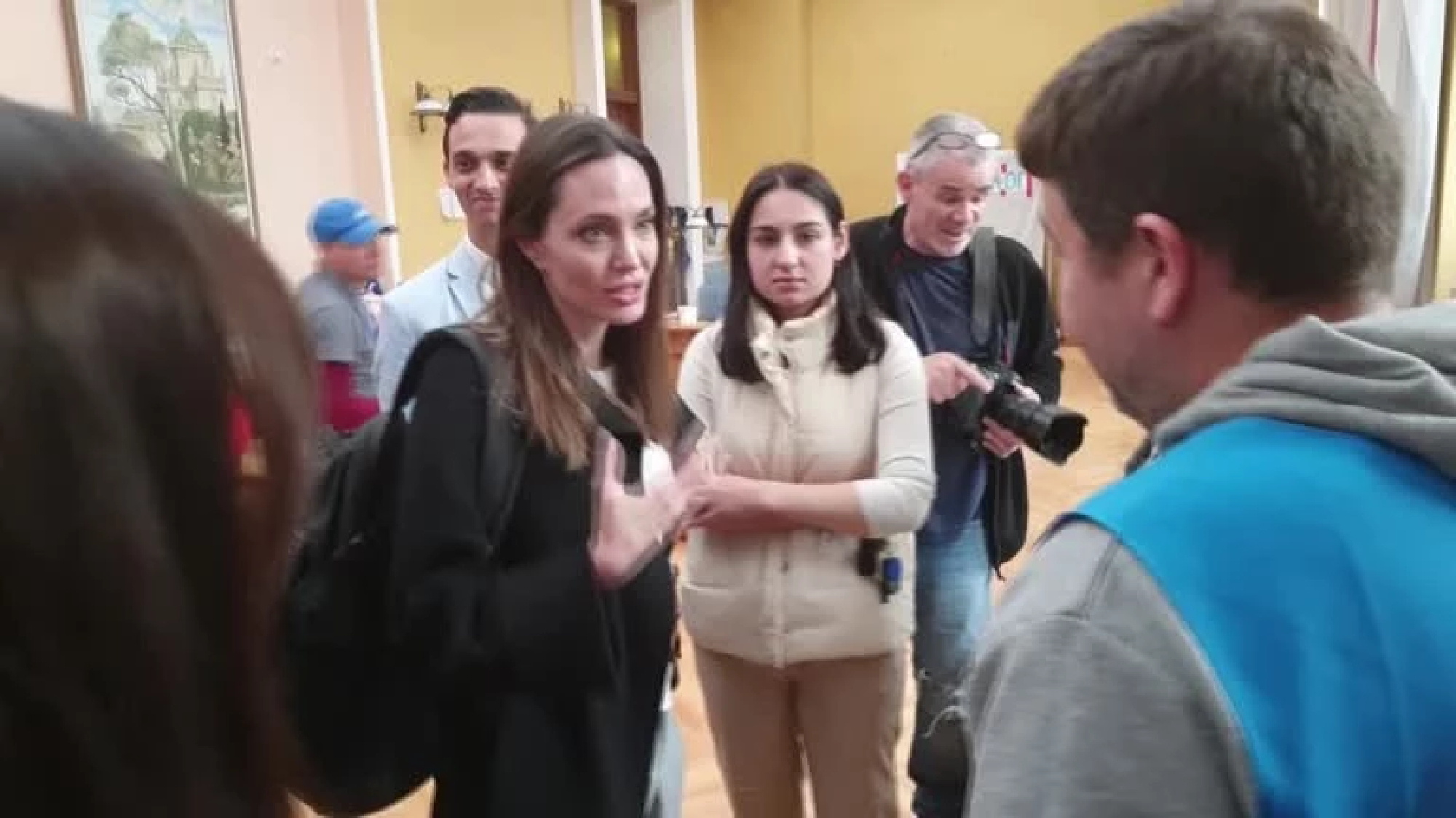 UNHCR Special Envoy Angelina Jolie visits Ukraine