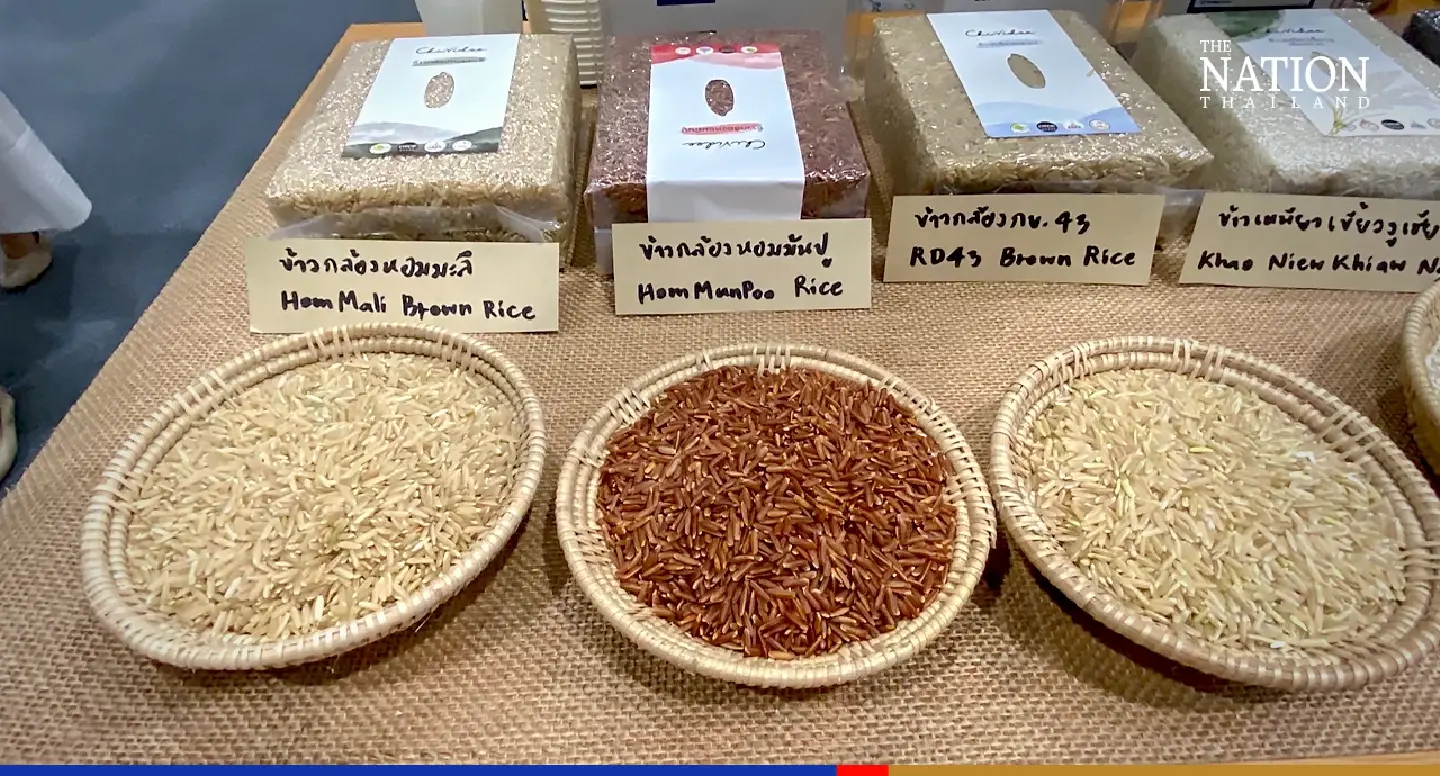Thai rice being promoted at international fair Thai rice being promoted at international fair