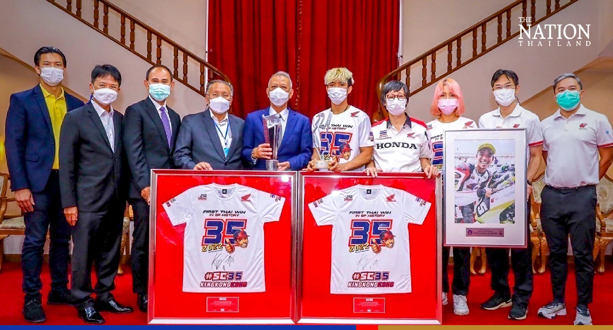 Moto2 rider Somkiat hailed as a ‘role model for youth’