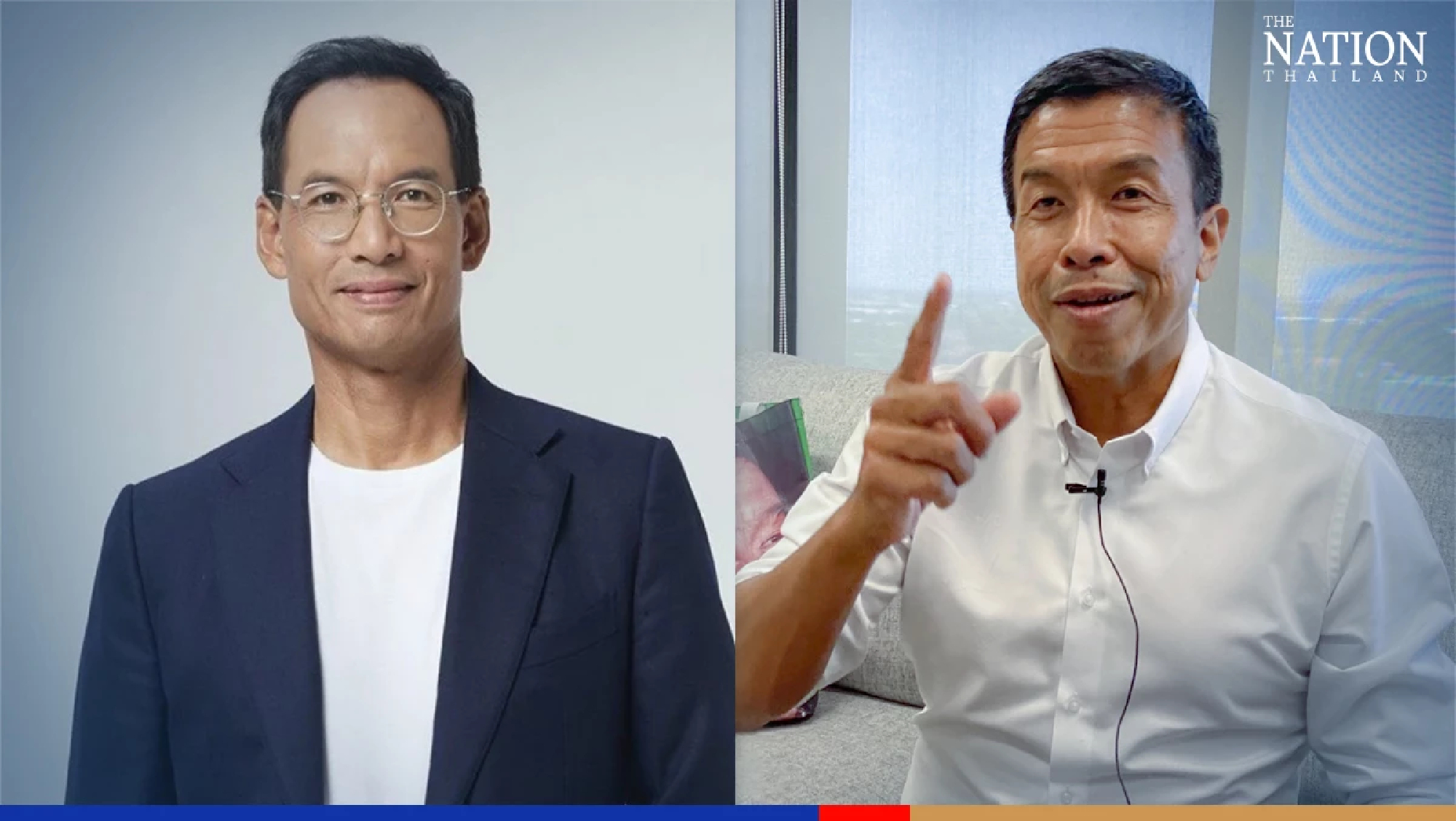 Korn congratulates Chadchart as Bangkok governorship beckons