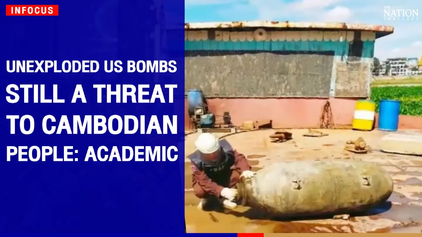 Unexploded US bombs still a threat to Cambodian people: academic