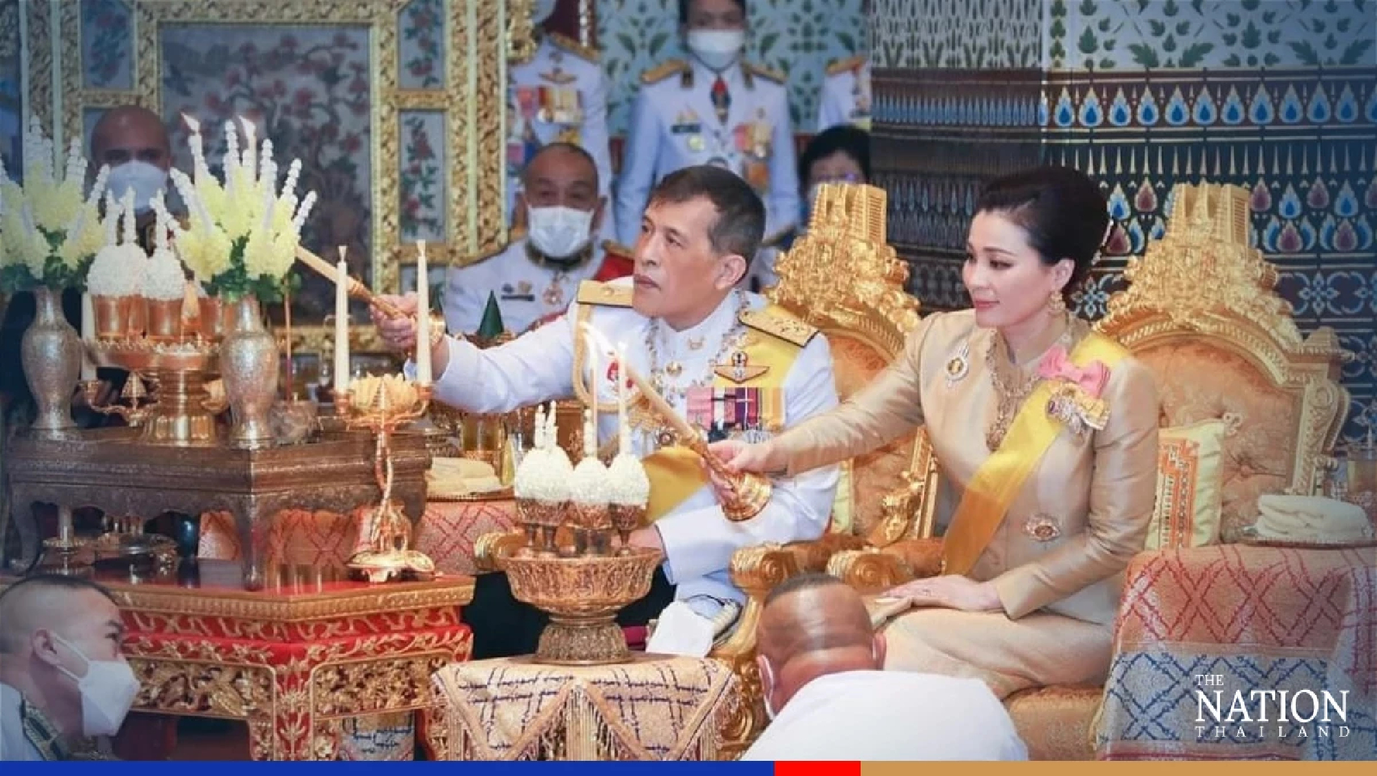 Their Majesties preside over merit-making ceremony for Coronation Day