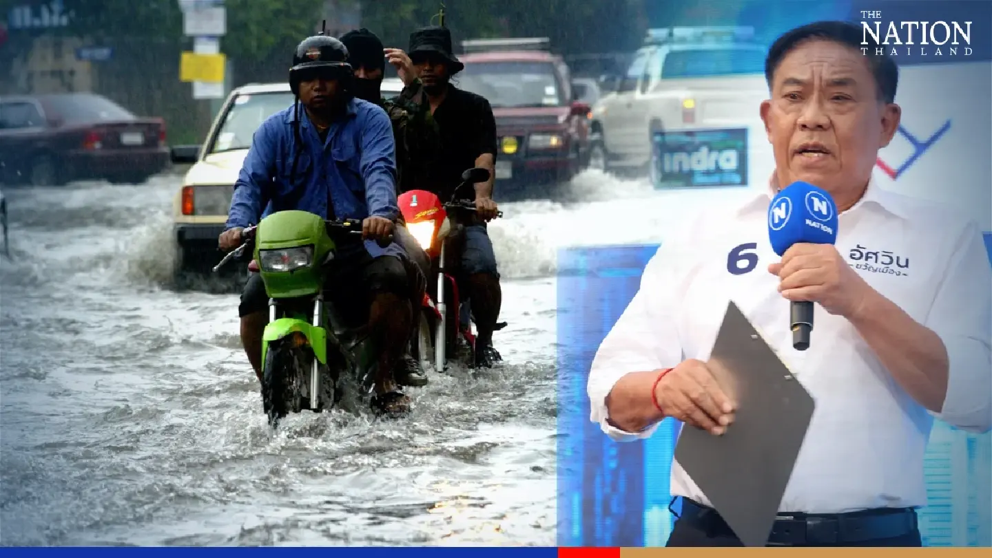 Aswin promises relief from floods if elected Bangkok governor Aswin promises relief from floods if elected Bangkok governor