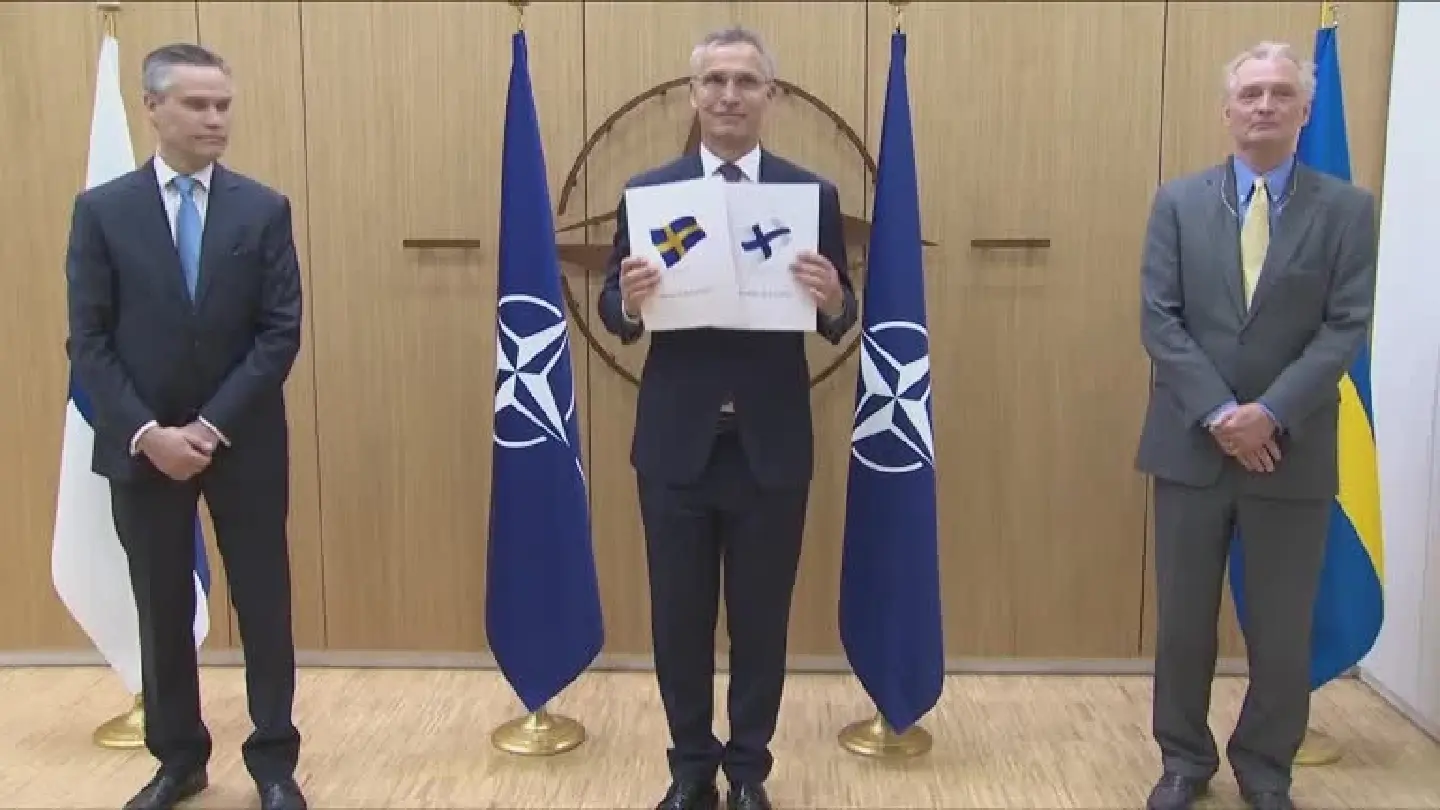 Finland, Sweden submit application to join Nato