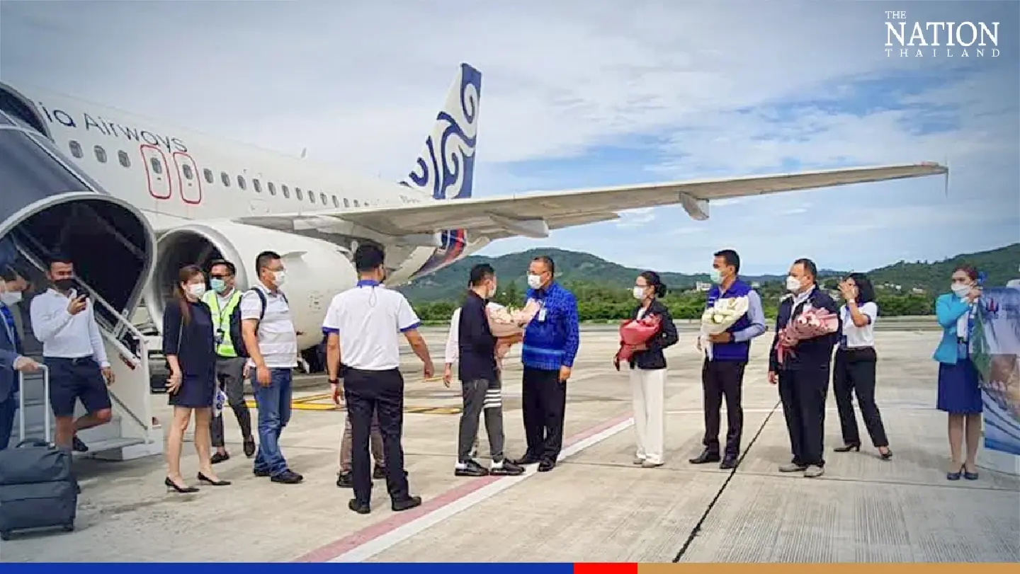 Samui welcomes its first international flight after Test&Go scrapped