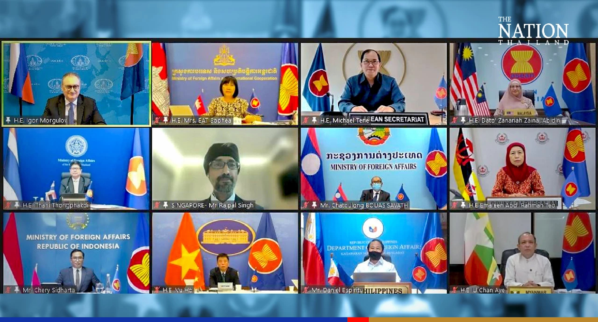 Thailand expresses concern over Ukraine situation in Asean-Russia talks