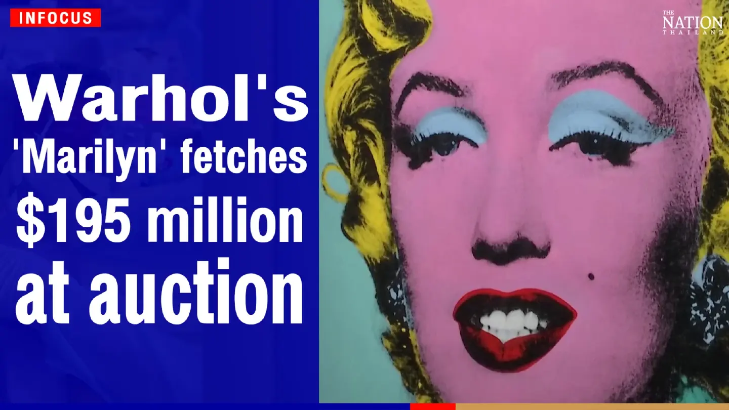Warhol's 'Marilyn' fetches $195 million at auction