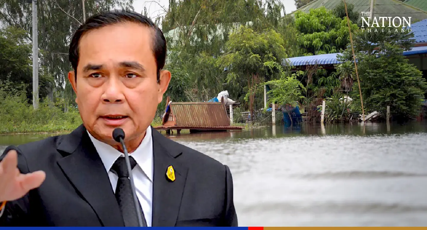 Prayut orders faster assistance for people hit by floods, storms