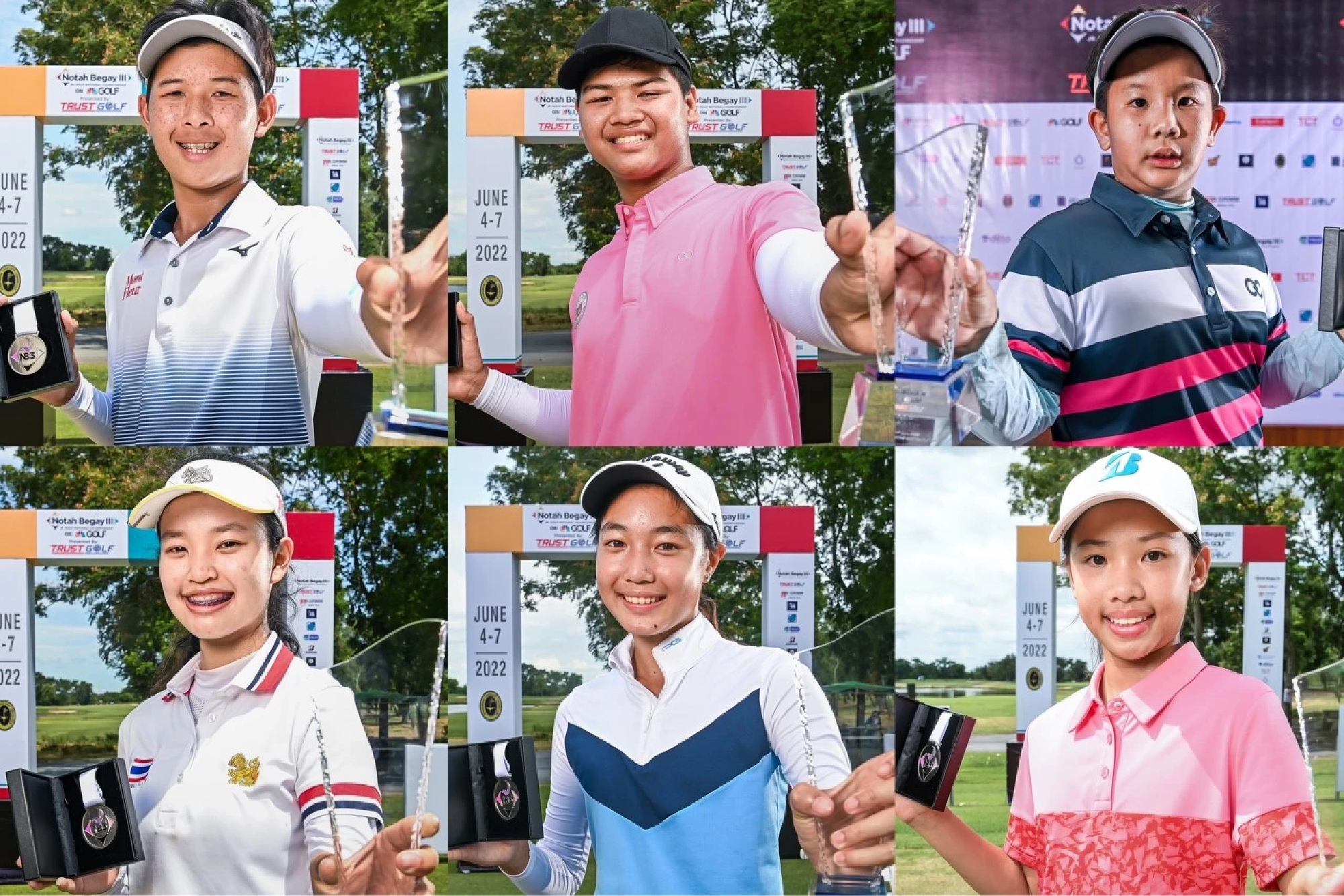 Natchanok and Kittipong Among Six Thai Juniors to Play in Notha Begay III World Championship