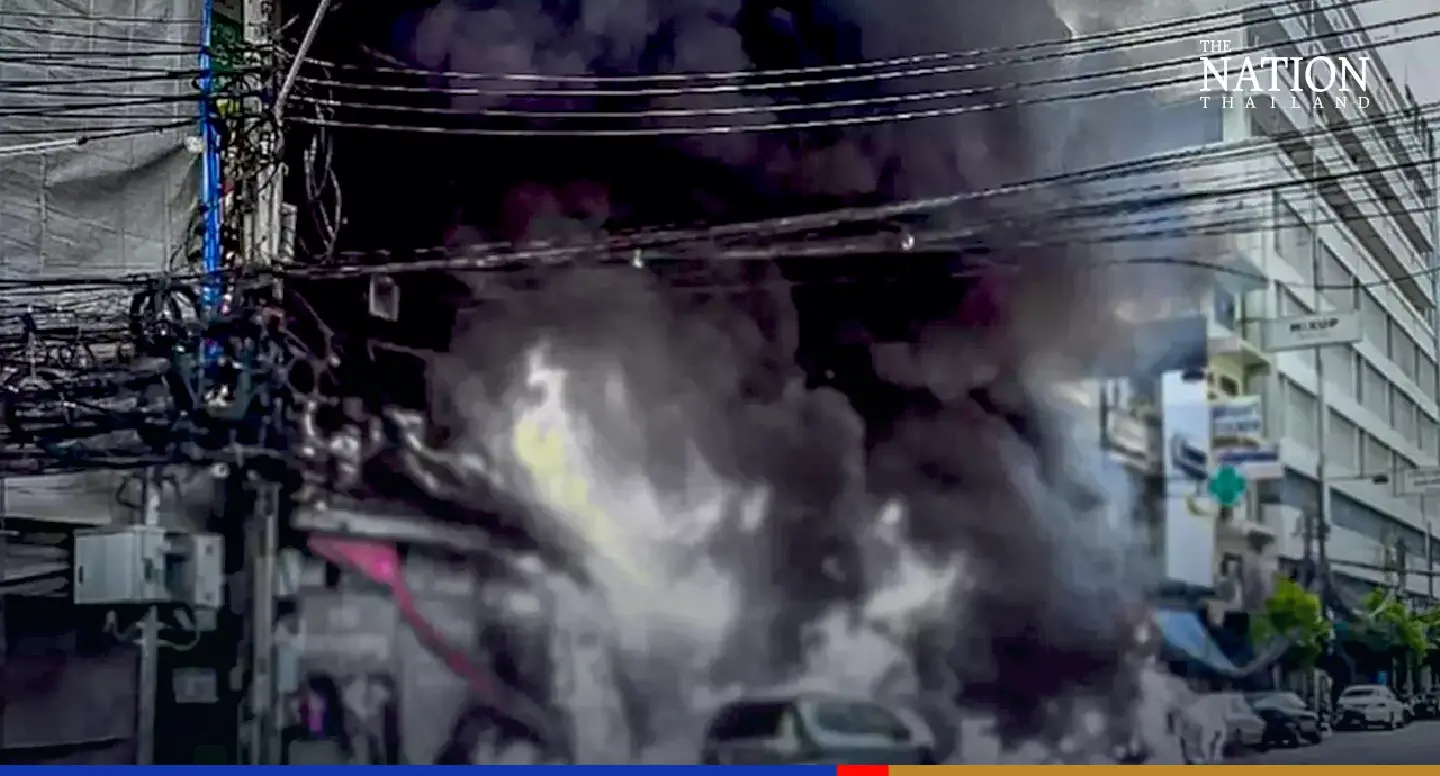 Fire sweeps through shophouses in Bangkok’s Sampheng Market