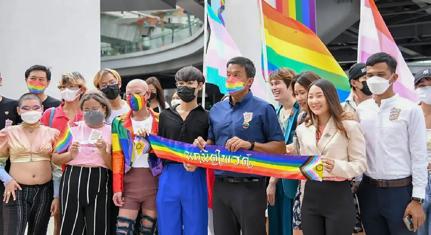 Chadchart pledges equality as he plants rainbow flags for Pride Month