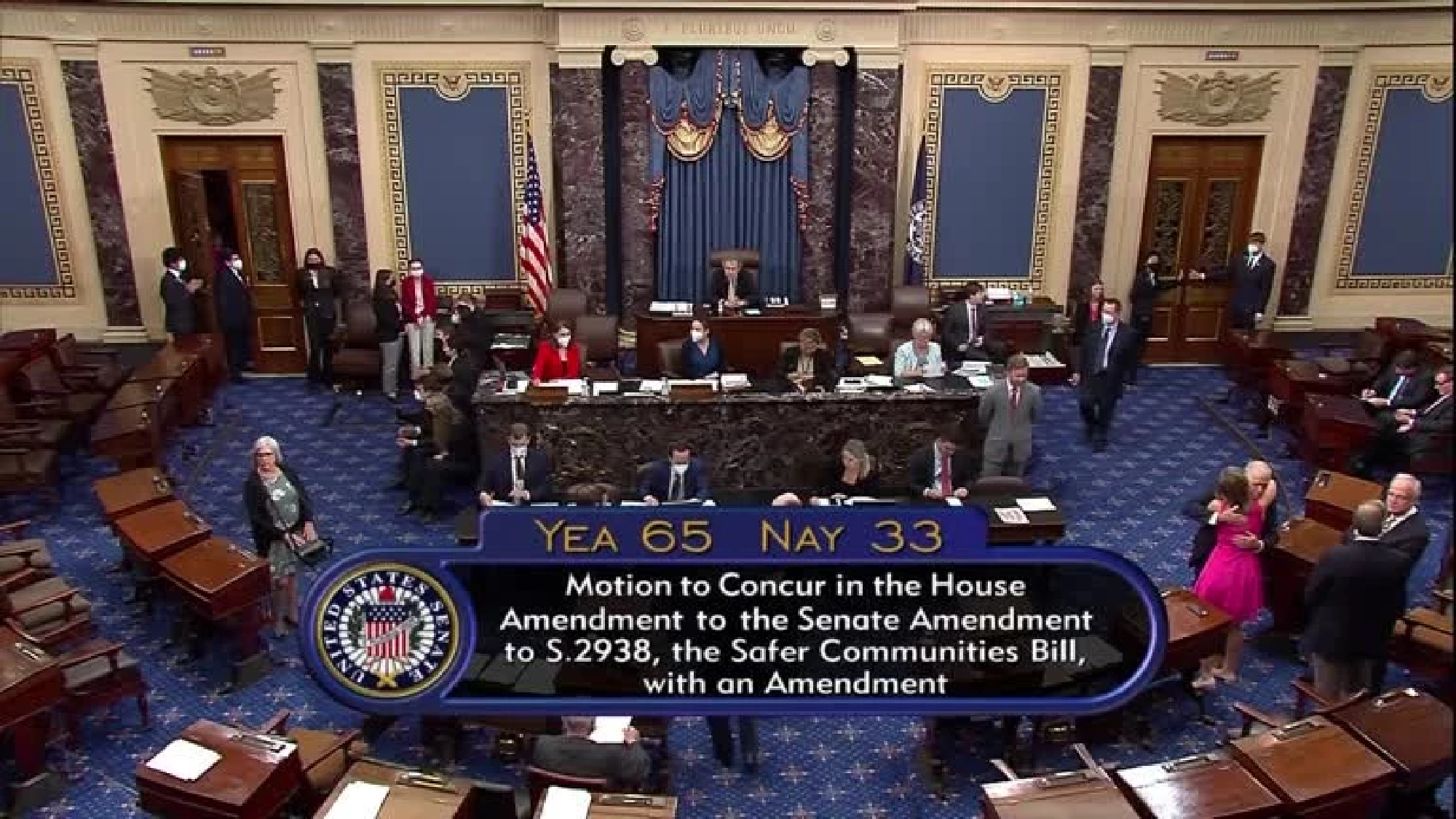 U.S. Senate passes landmark gun safety legislation, sending measure to U.S. House