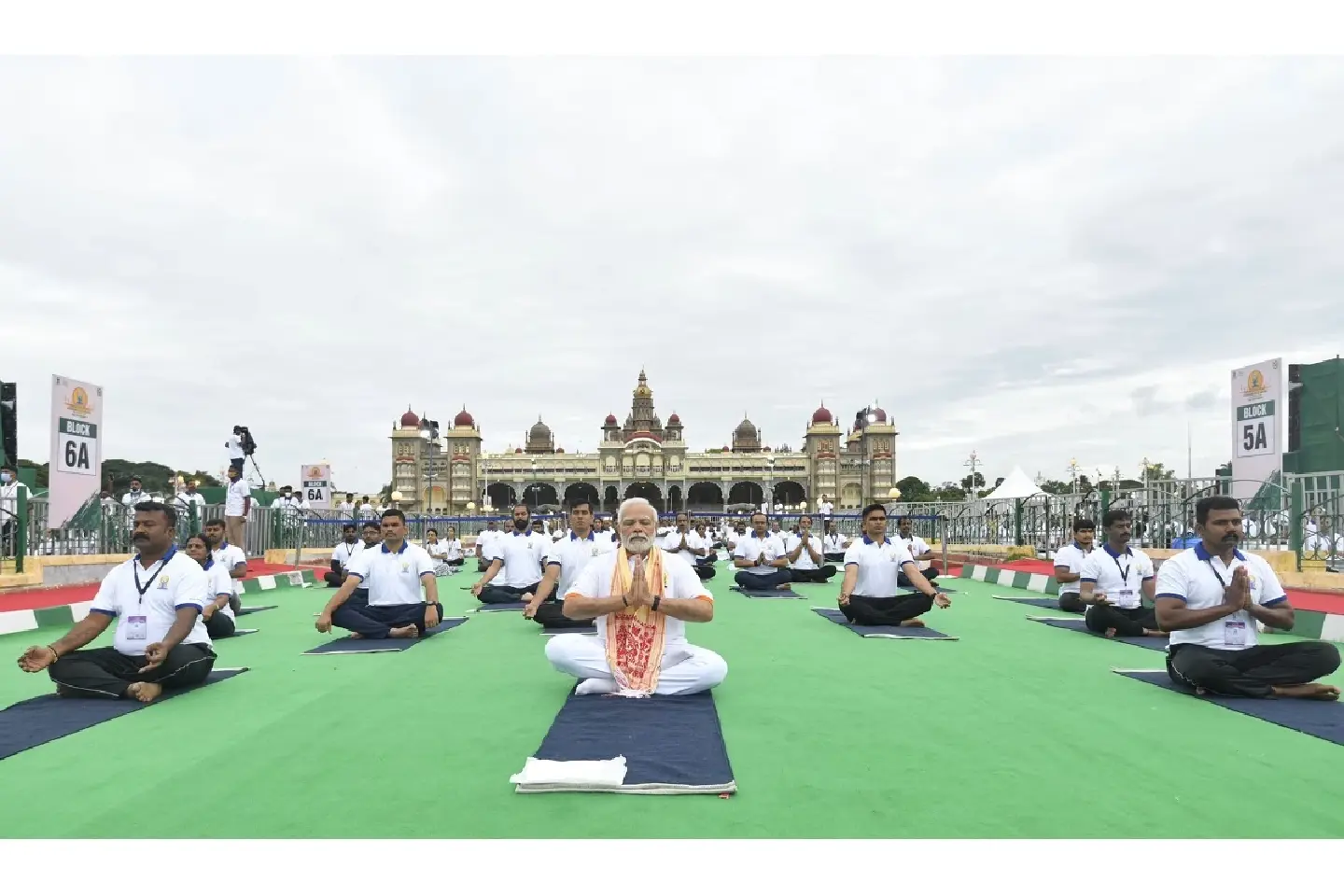Yoga brings peace to society, says Modi marking Yoga Day in Mysuru