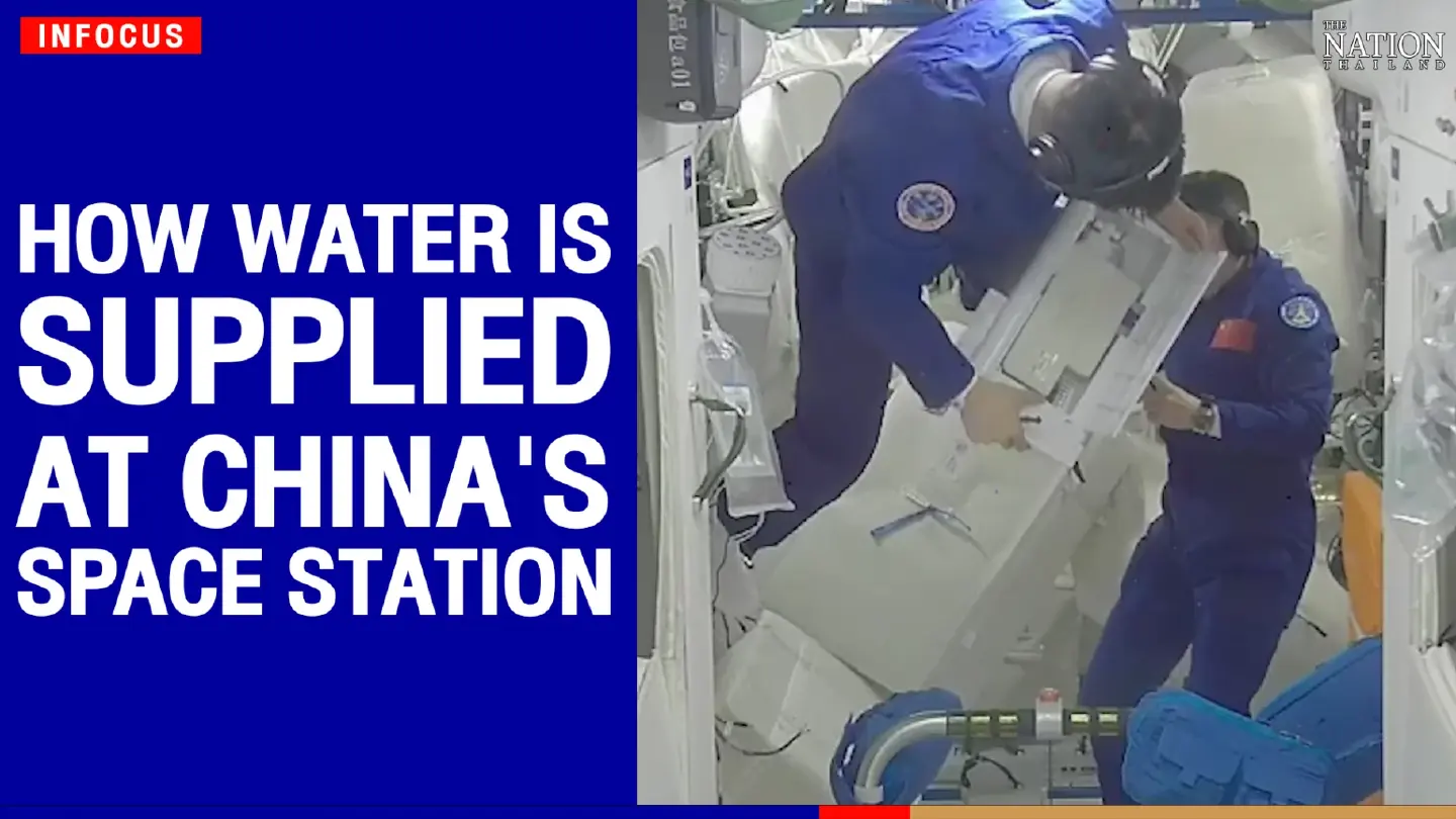How water is supplied at China's space station