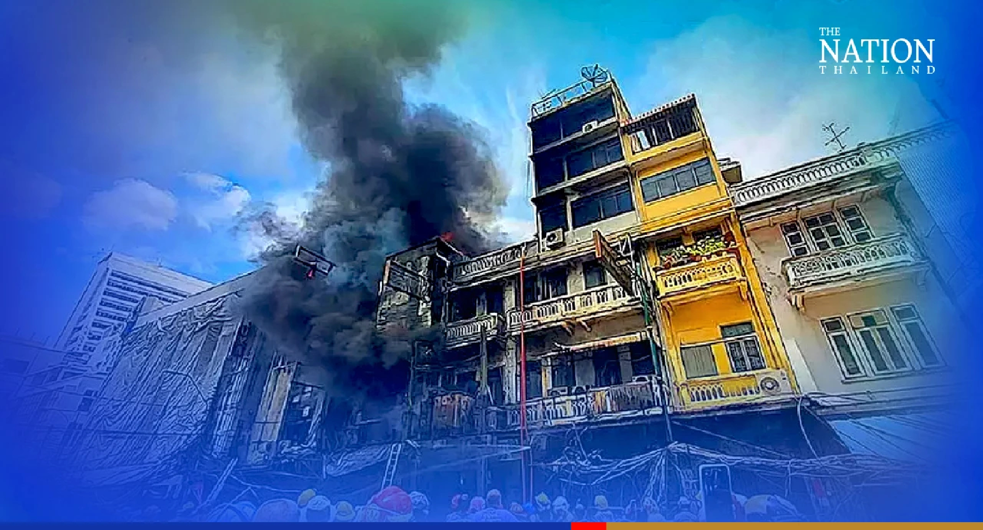 Blaze in Bangkok’s Sampheng area kills one, injures six