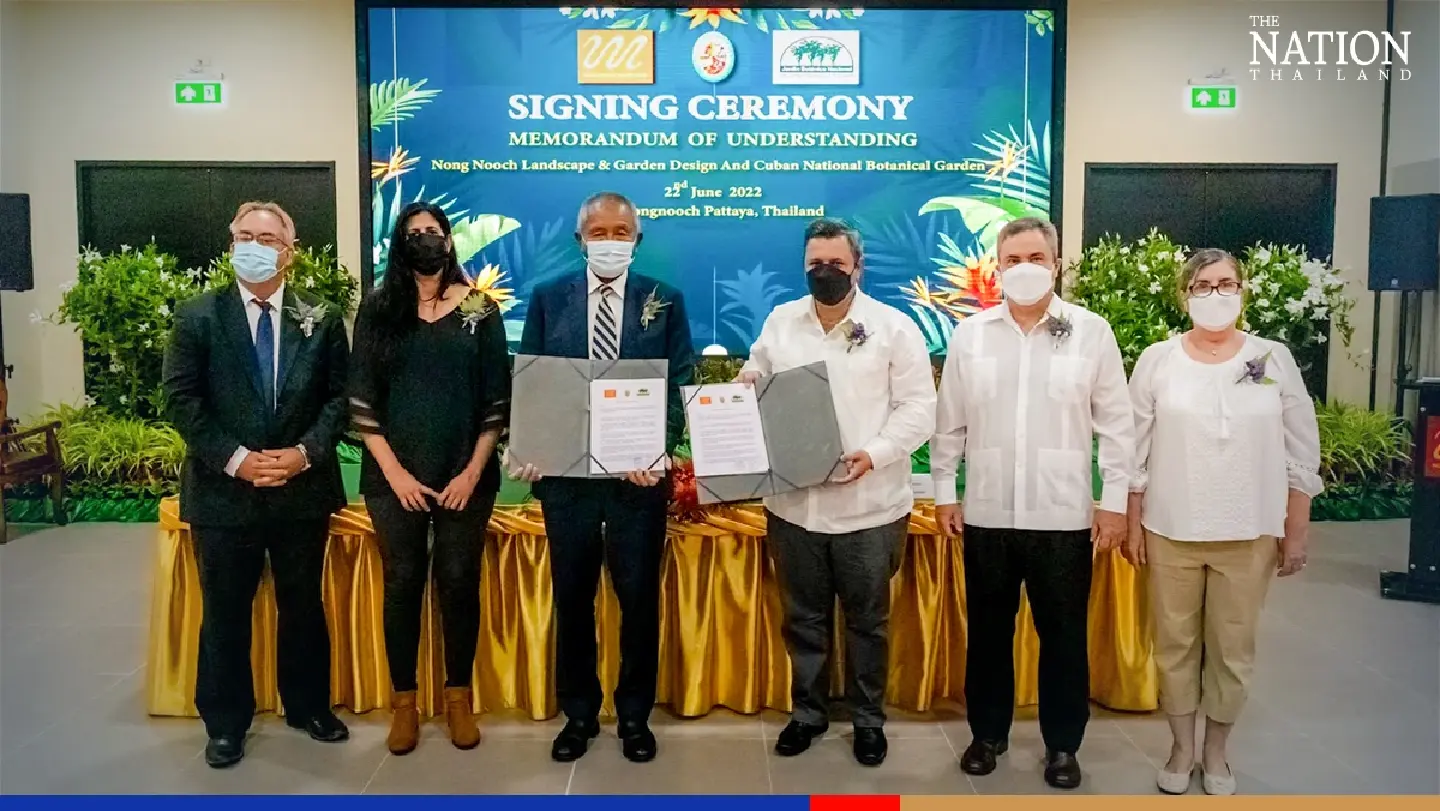Nong Nooch, Cuban National Botanical Garden team up on conservation, scientific research Nong Nooch, Cuban National Botanical Garden team up on conservation, scientific research