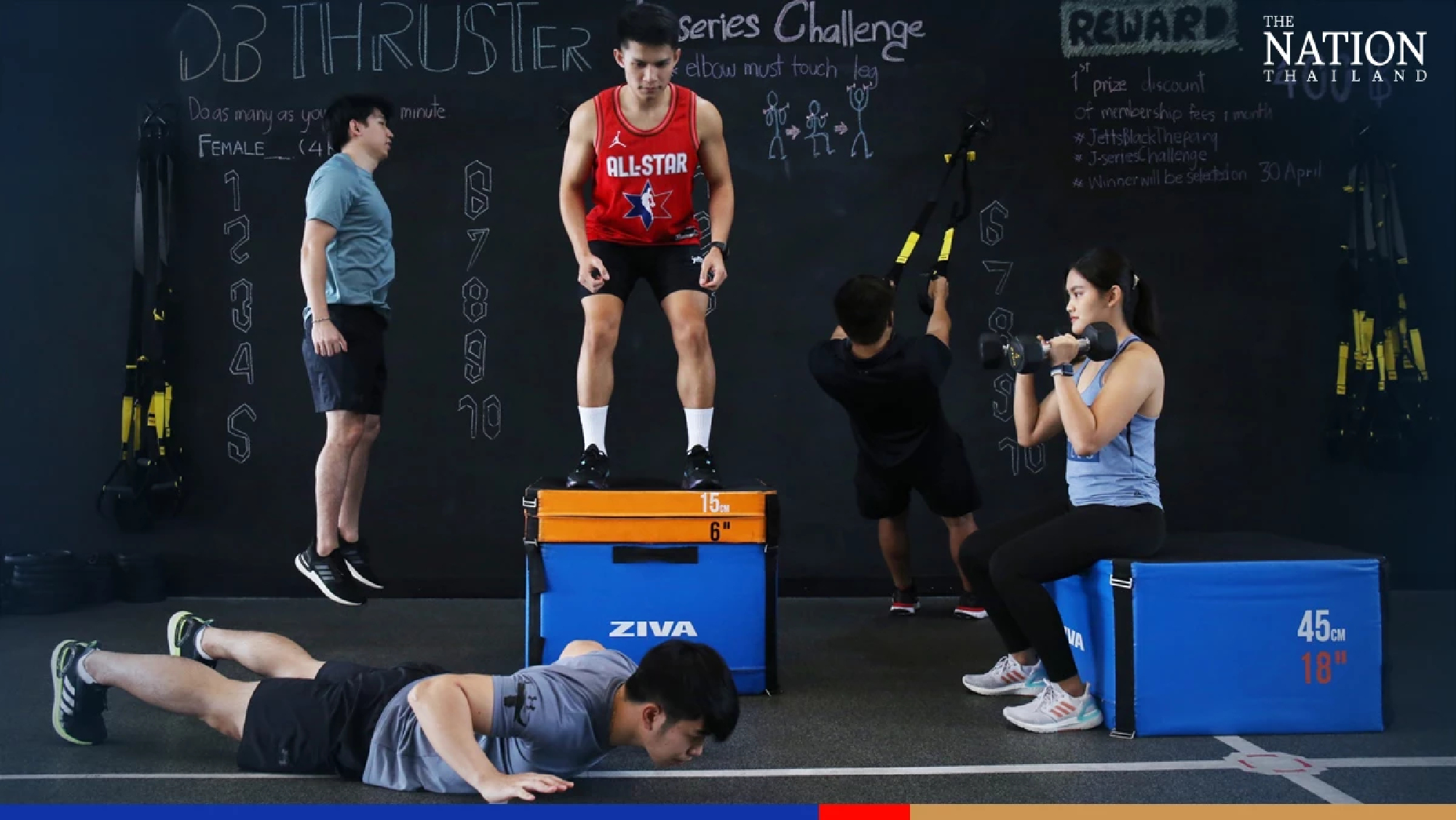 “J-Series Class” by Jetts Fitness - new trend after COVID-19 restrictions relaxed in Thailand