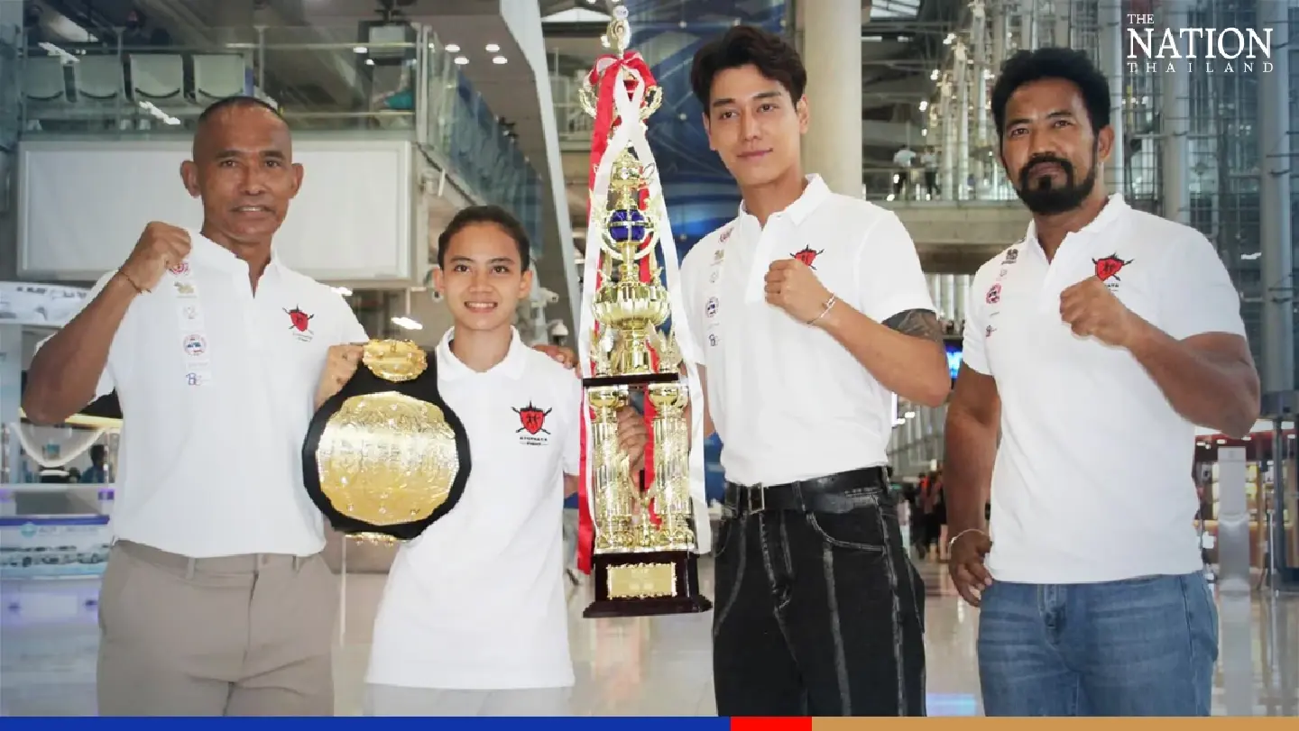 Thai woman boxer Phayahong welcomed home after making K-1 history