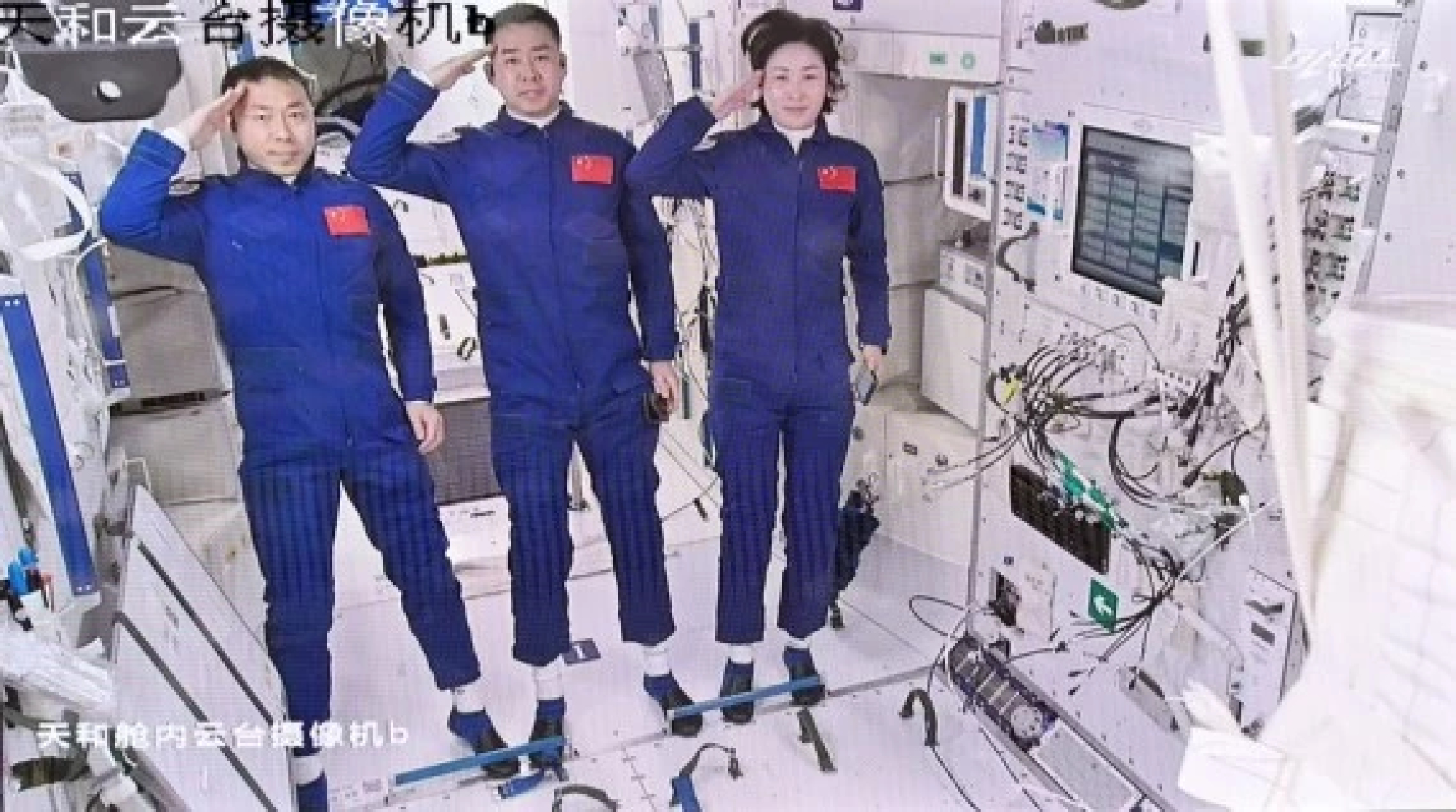 Shenzhou-14 astronauts enter space station core module