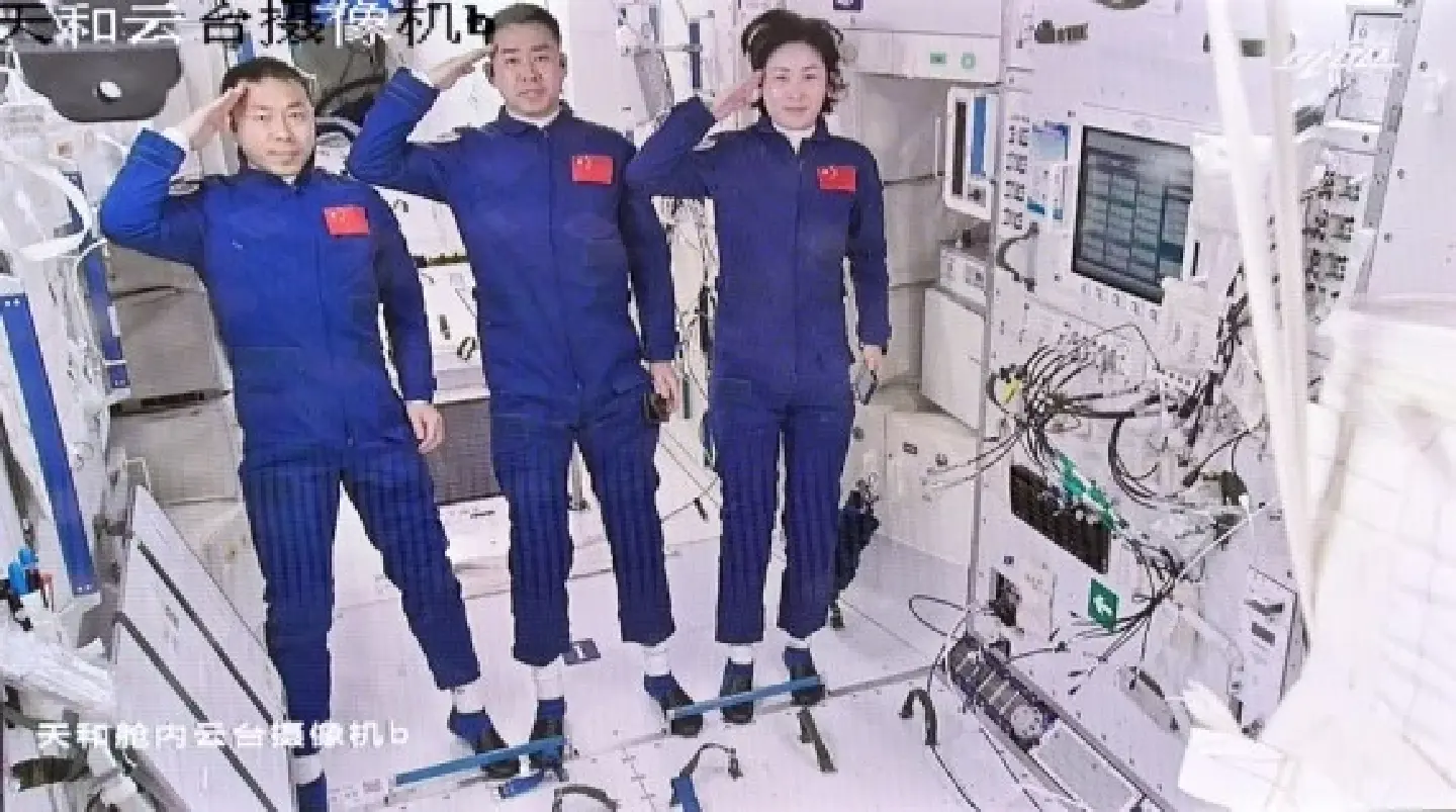 Shenzhou-14 astronauts enter space station core module