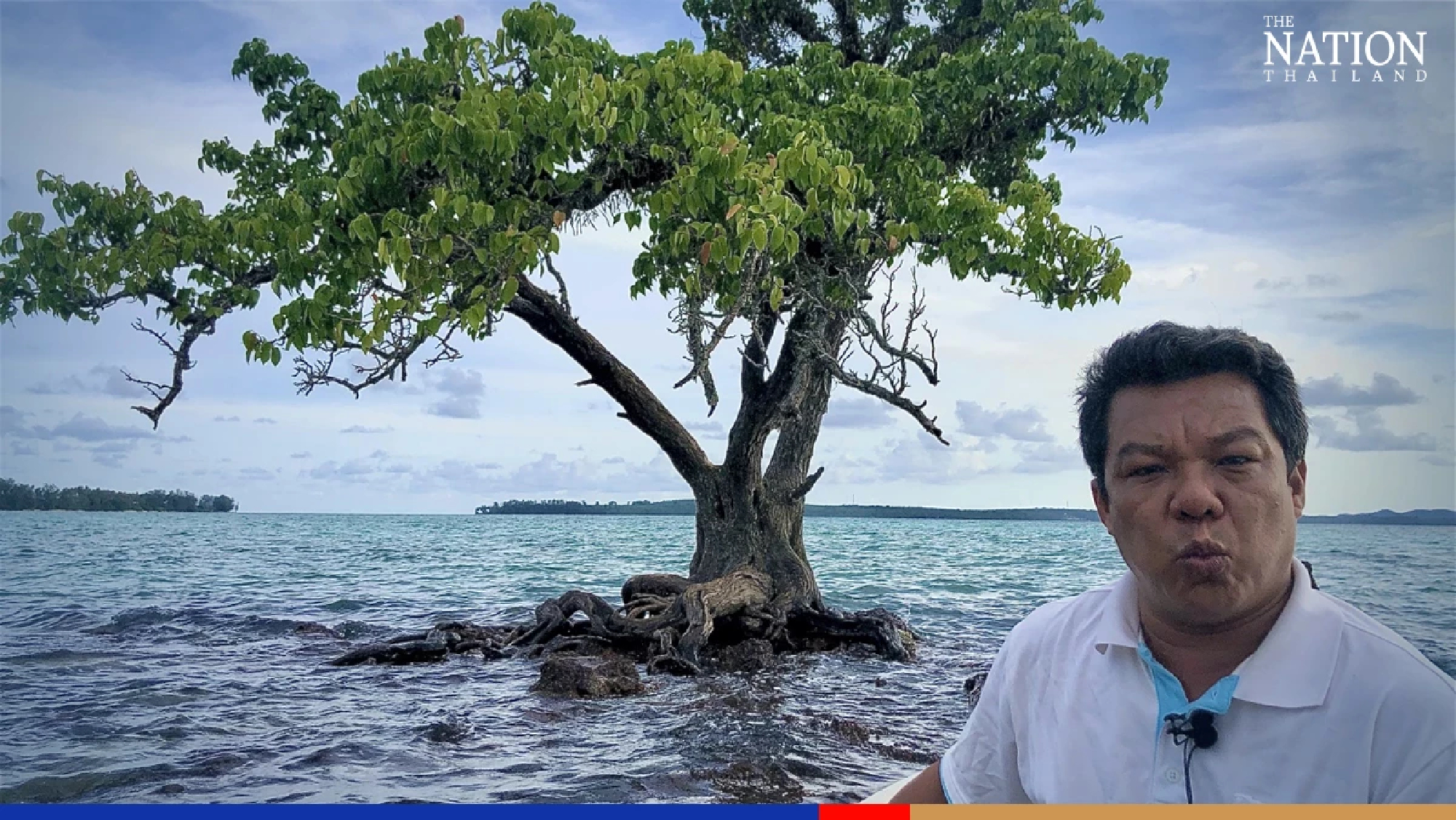Officials mull measures to save sole tree on islet off Trat from tourists