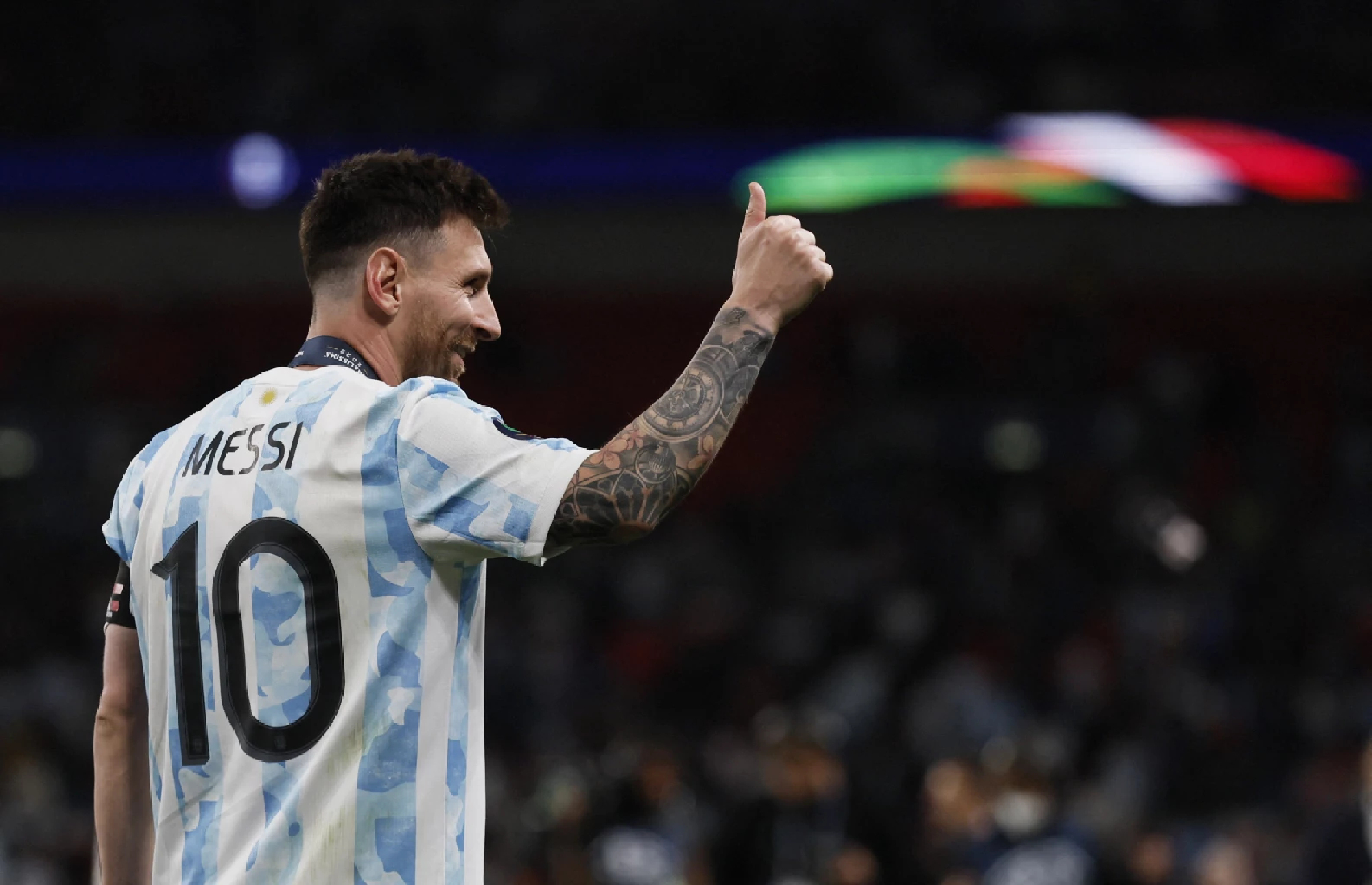 Lionel Messi scores all five goals for Argentina in Estonia win