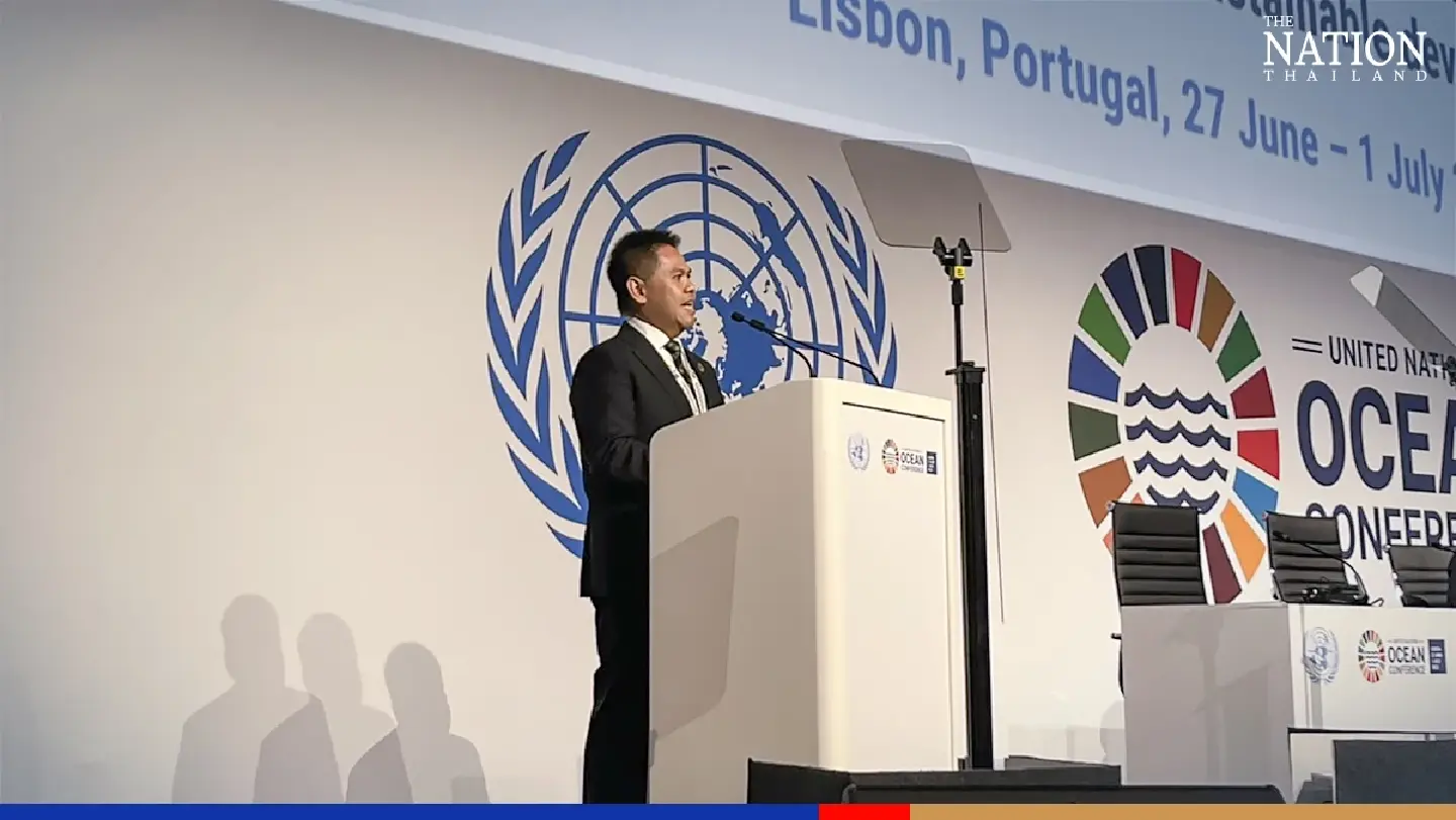 H.E. Mr Varawut expresses the strong position at the Ocean Conference