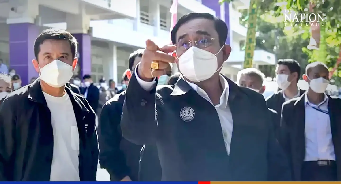 Over 2,000 police officers watch over Prayut during his Chiang Mai visit